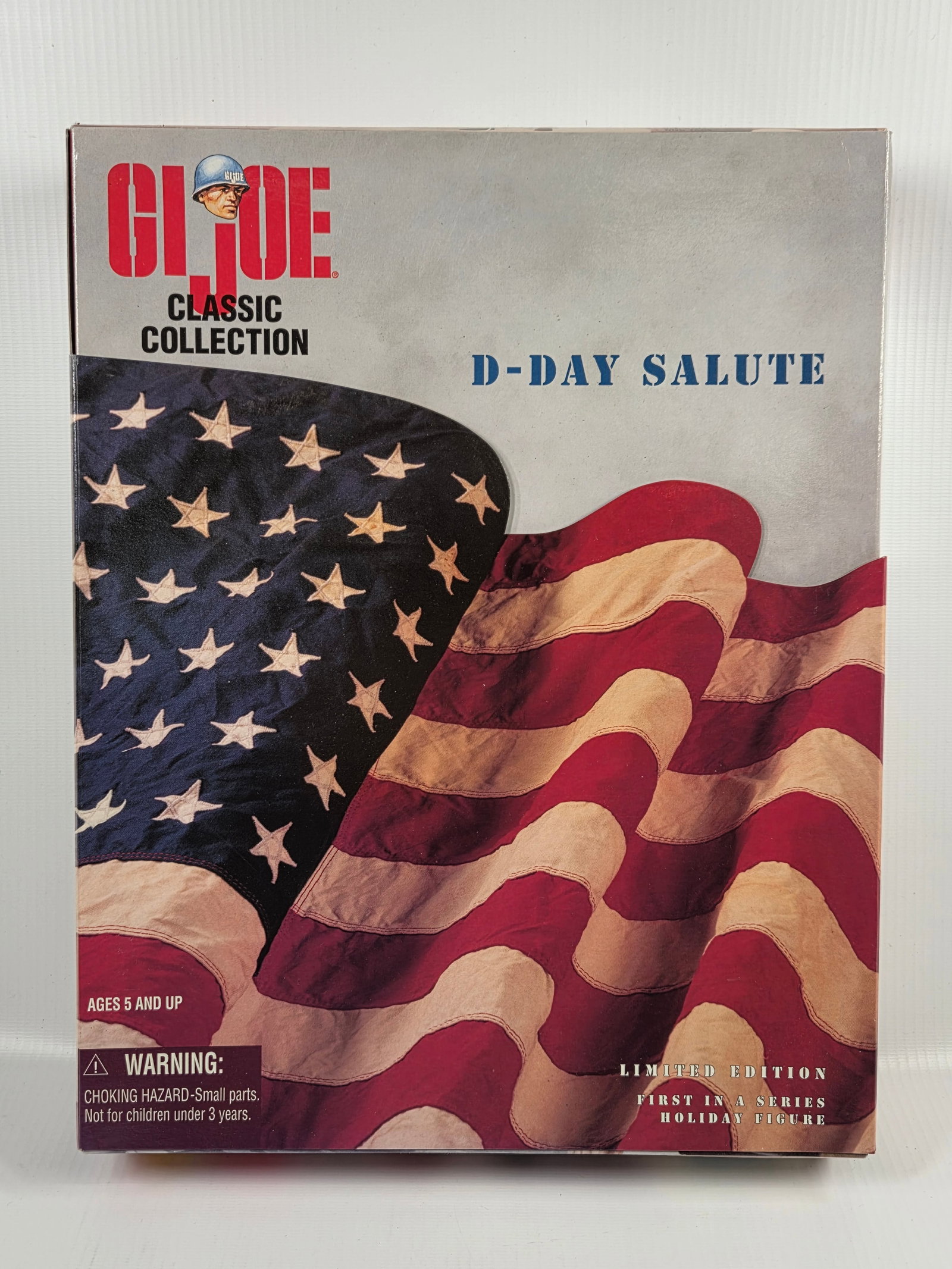 GI JOE CLASSIC COLLECTION D-DAY SALUTE NIB: REMAINS NEW IN BOX.