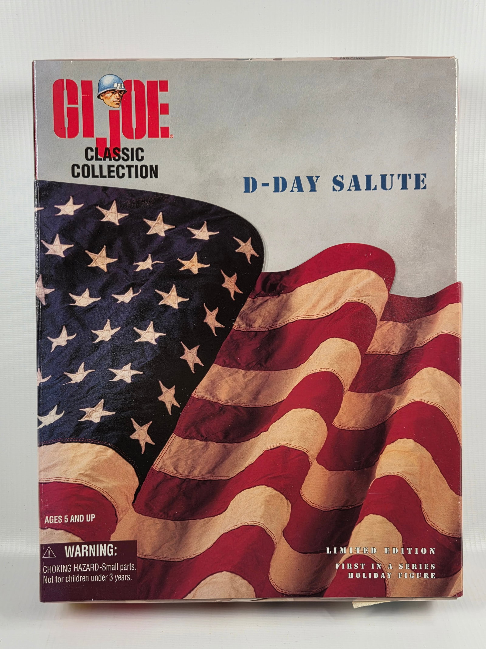 GI JOE CLASSIC COLLECTION D-DAY SALUTE NIB: REMAINS NEW IN BOX.