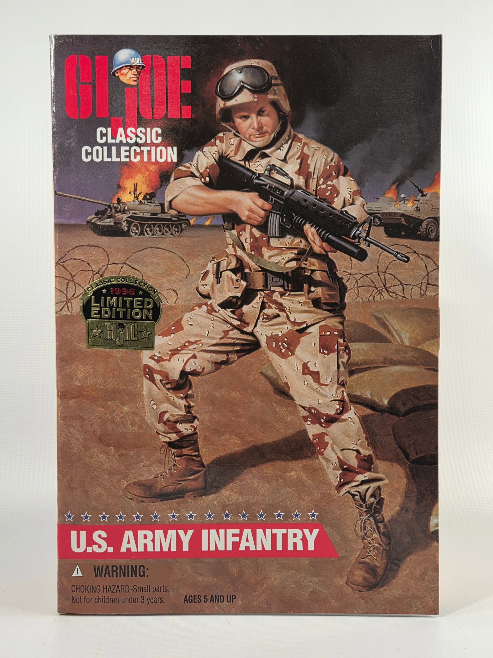 GI JOE CLASSIC COLLECTION U.S. ARMY INFANTRY NIB: REMAINS NEW IN BOX.