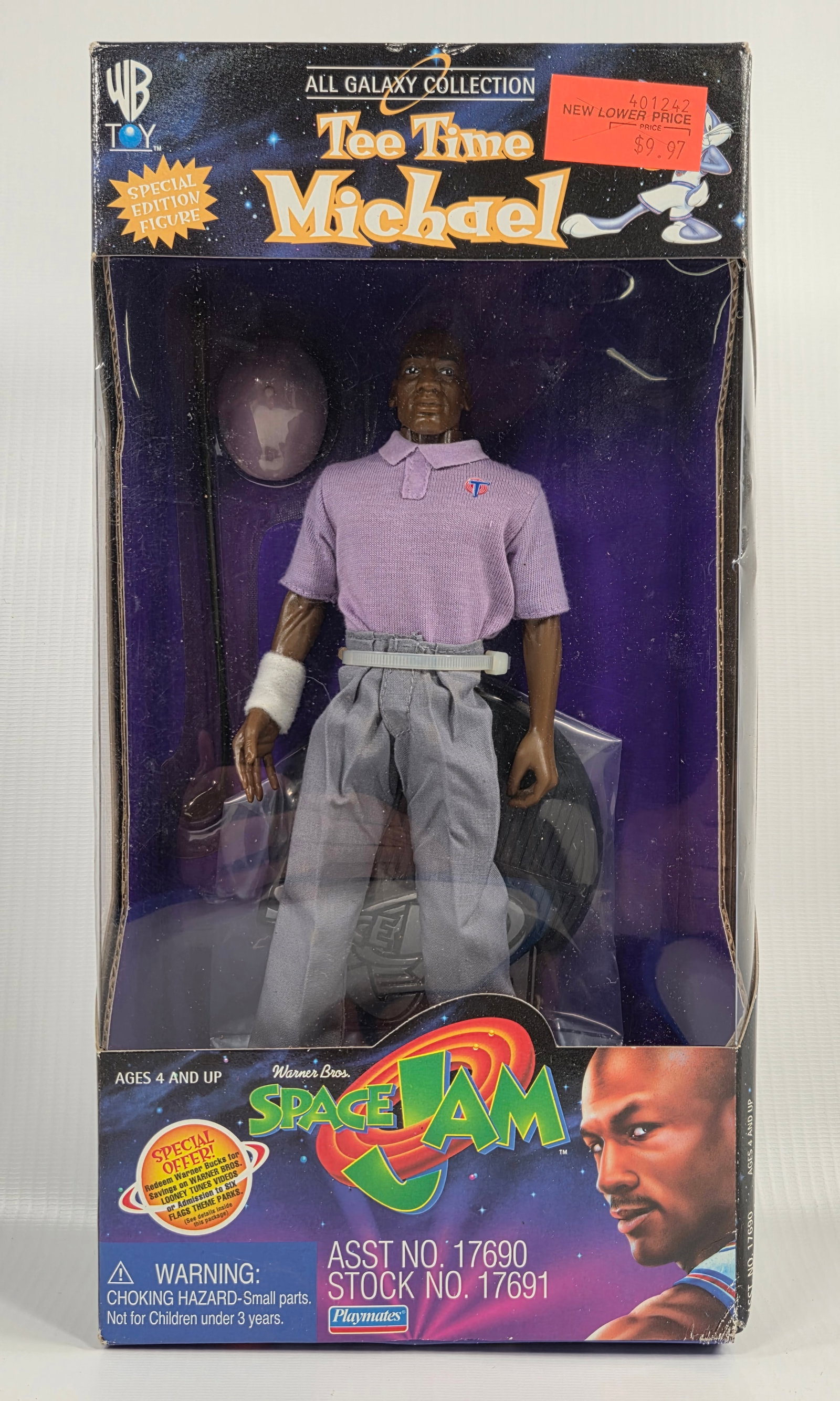 PLAYMATES SPACE JAM TEE TIME MICHAEL JORDAN NIB (1 of 3)