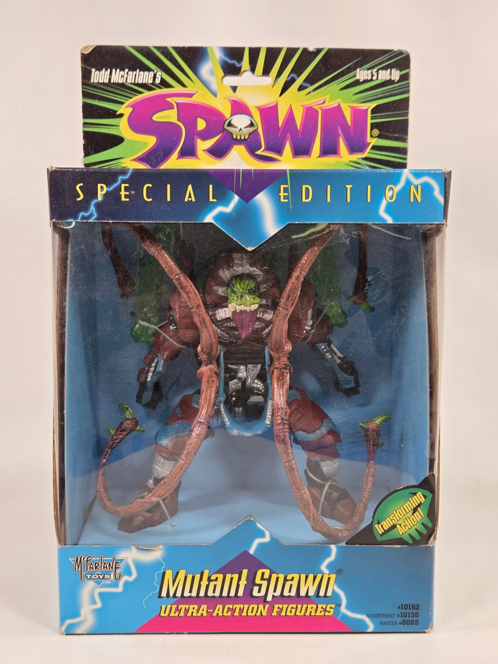 McFARLANE SPAWN MUTANT SPAWN NIB: REMAINS NEW IN BOX, BOX SHOWING SOME WEAR.