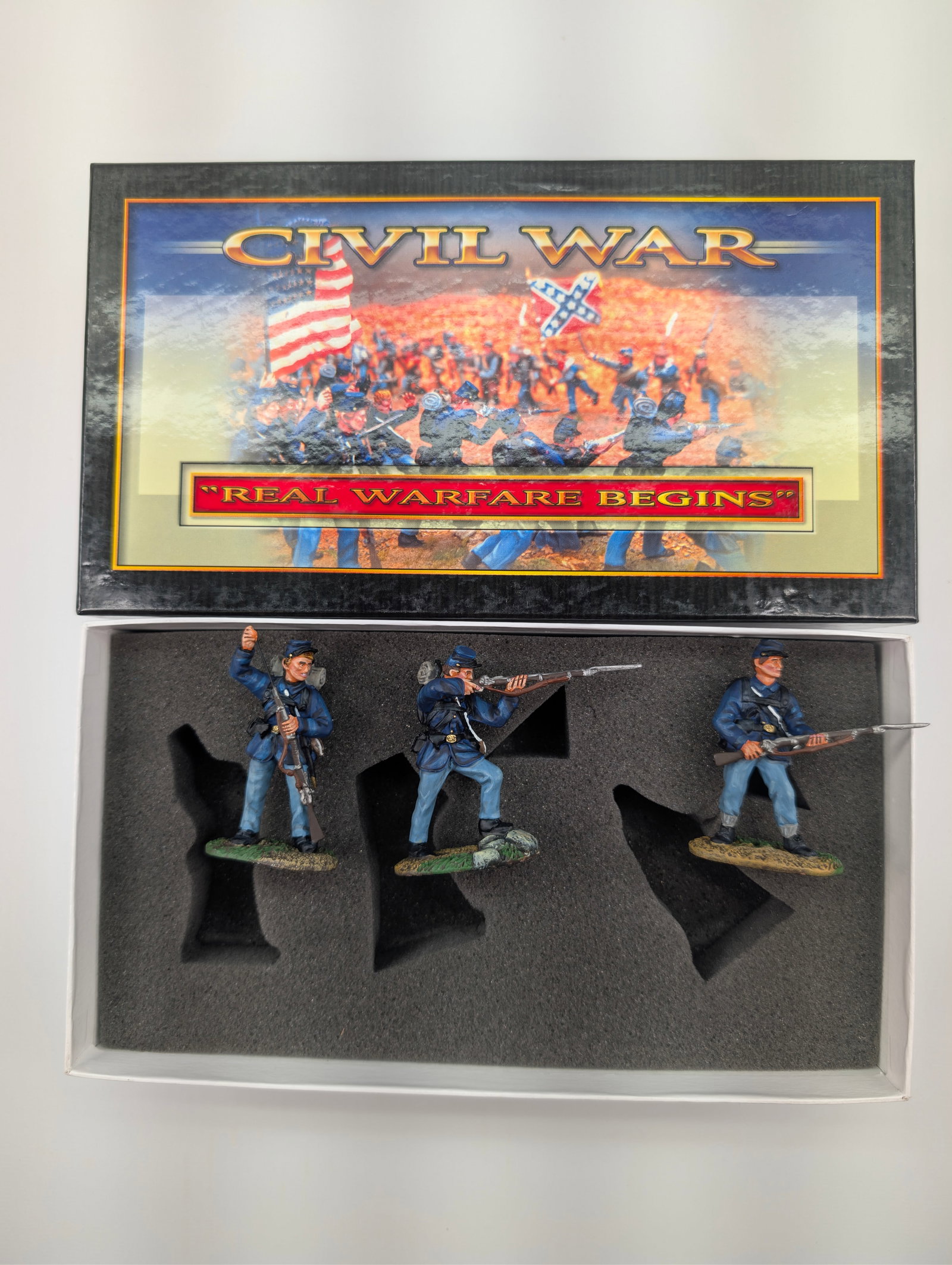 CONTE LTD AMERICAN CIVIL WAR 57107 UNION FIRING SET: REMAINS IN VERY GOOD CONDITION WITH BOX.