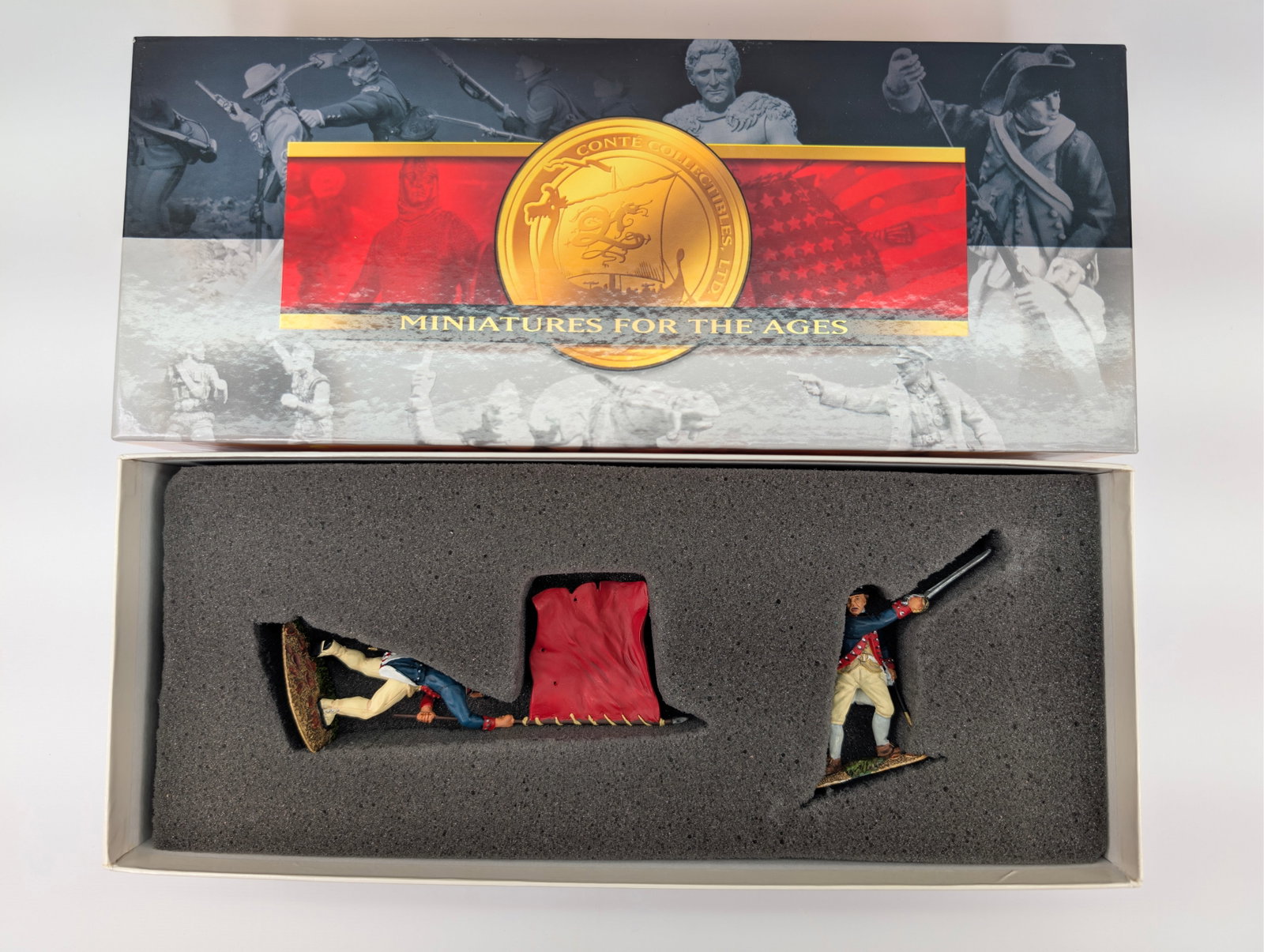 CONTE LTD REVOLUTIONARY WAR REV006 COLOURS SET: REMAINS IN VERY GOOD CONDITION WITH BOX.