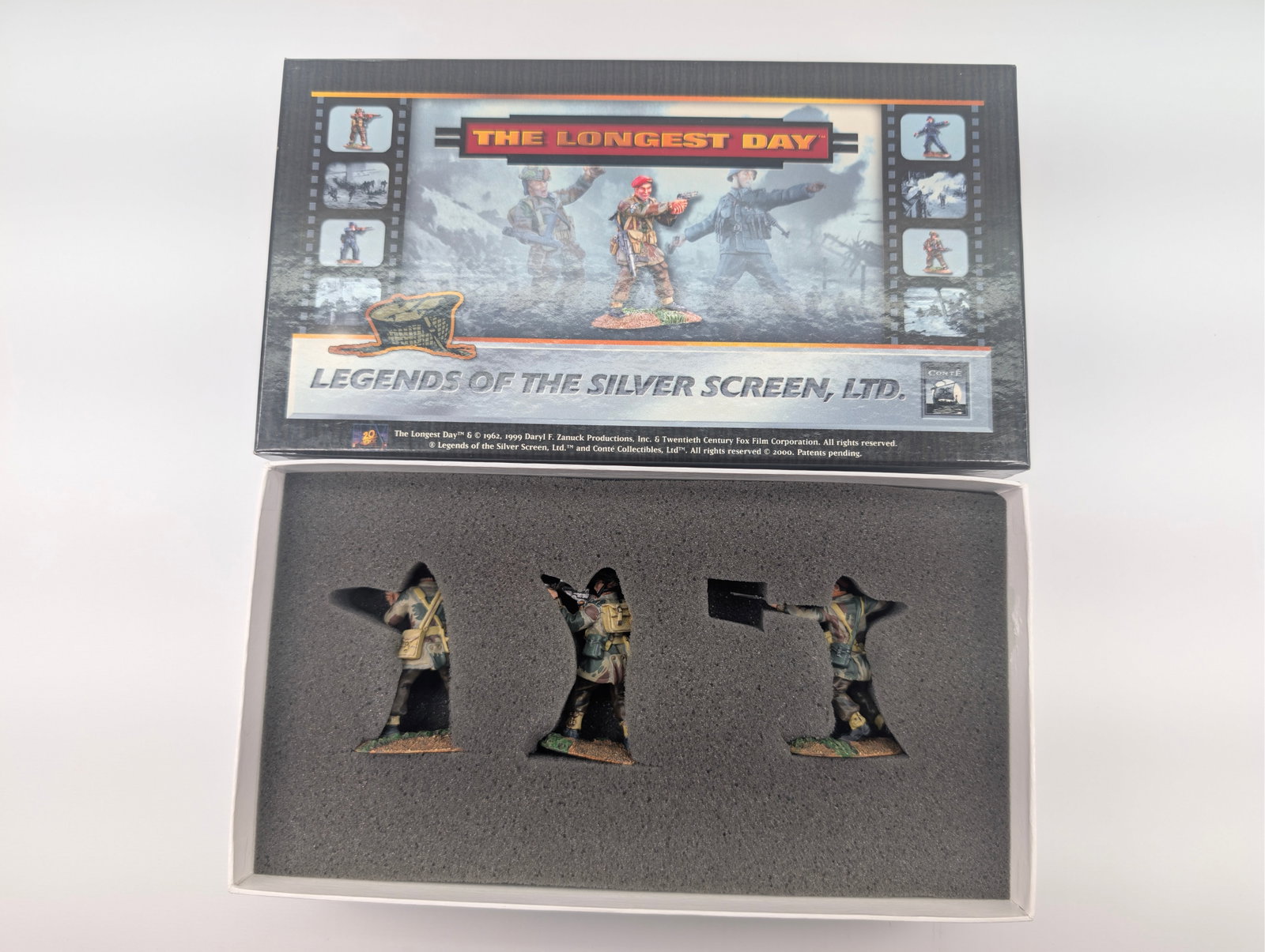 CONTE LTD THE LONGEST DAY 47099 BRITISH PARATROOPERS ASSAULT: REMAINS IN VERY GOOD CONDITION WITH BOX.