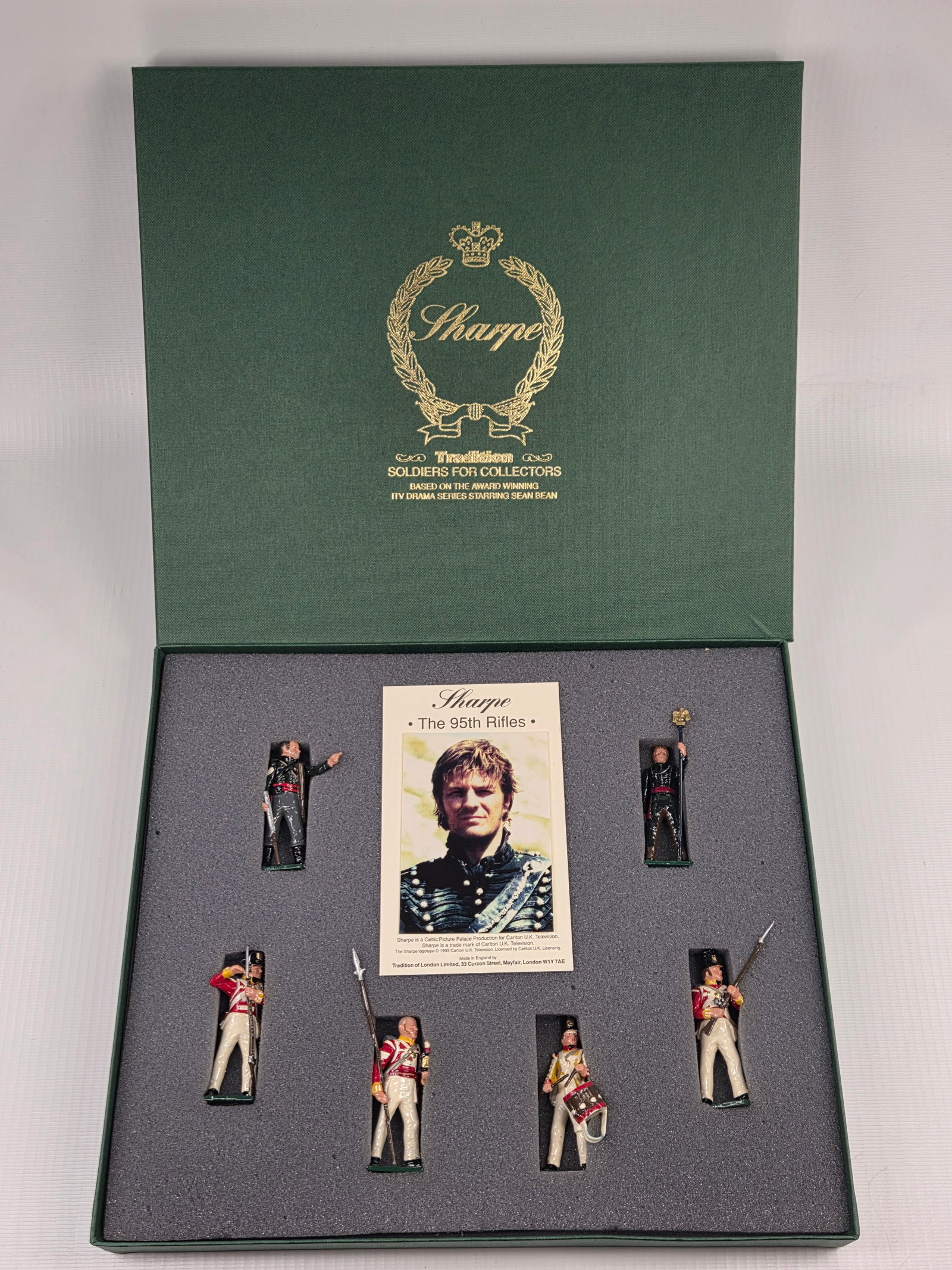 TRADITION SET NO. SR2 SHARPE'S EAGLE: SET REMAINS IN VERY GOOD CONDITION WITH ORIGINAL BOX.