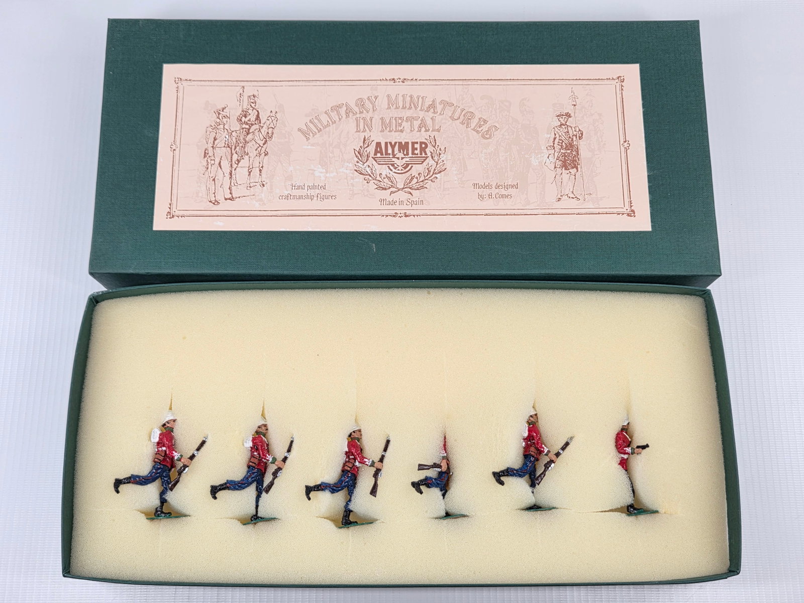 ALYMER AB-4 BRITISH 24TH FOOT REGT. IN ACTION (1 of 5)