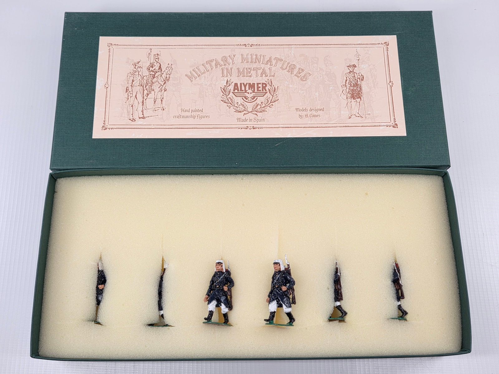 ALYMER AB-61 FRENCH FOREIGN LEGION MOROCCO: SET REMAINS IN VERY GOOD CONDITION WITH ORIGINAL BOX.