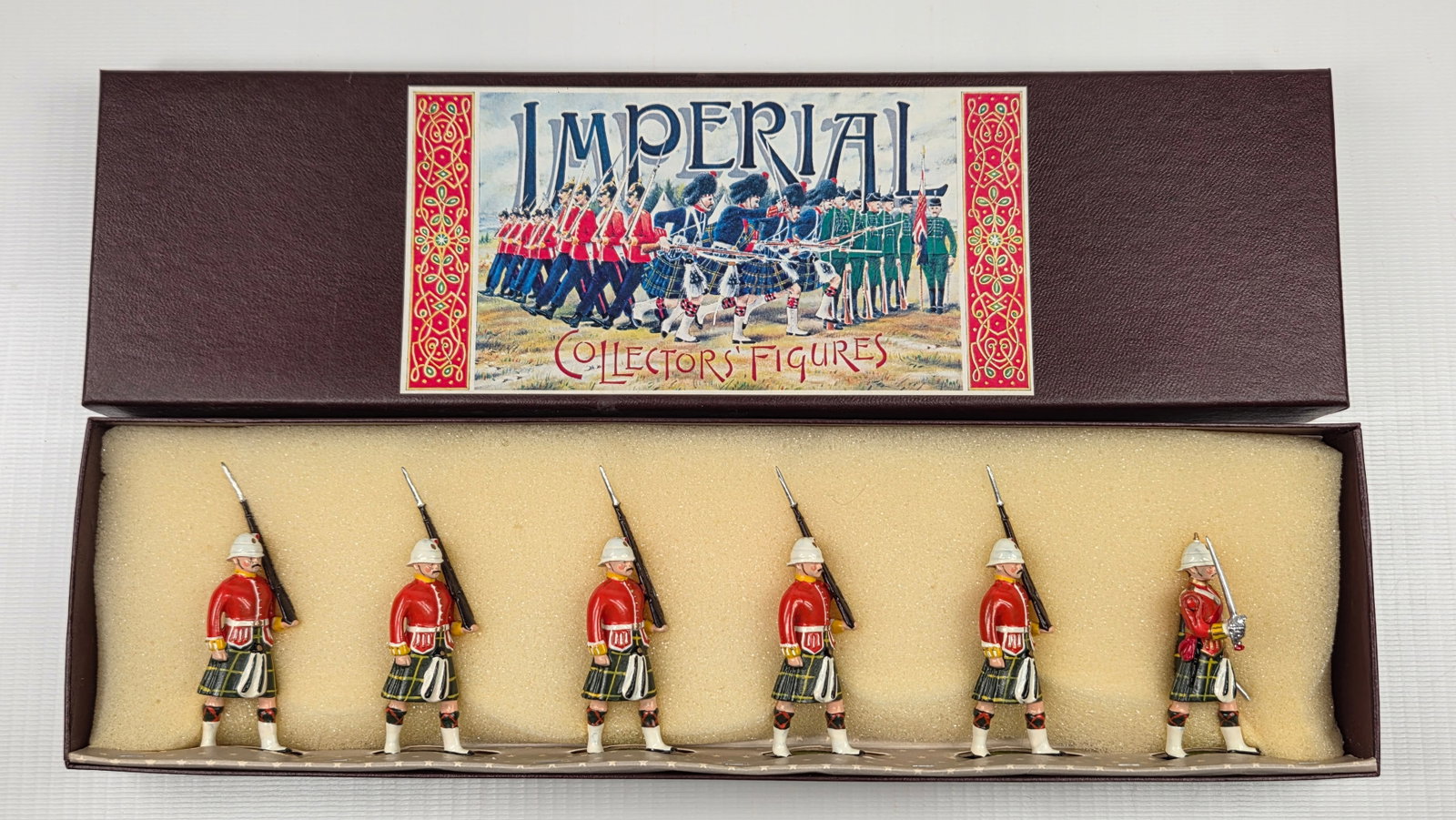 IMPERIAL PRODUCTIONS SET NO. 7 SOUTH AUSTRALIAN SCOTTISH INFANTRY: SET REMAINS IN VERY GOOD CONDITION WITH ORIGINAL BOX.
