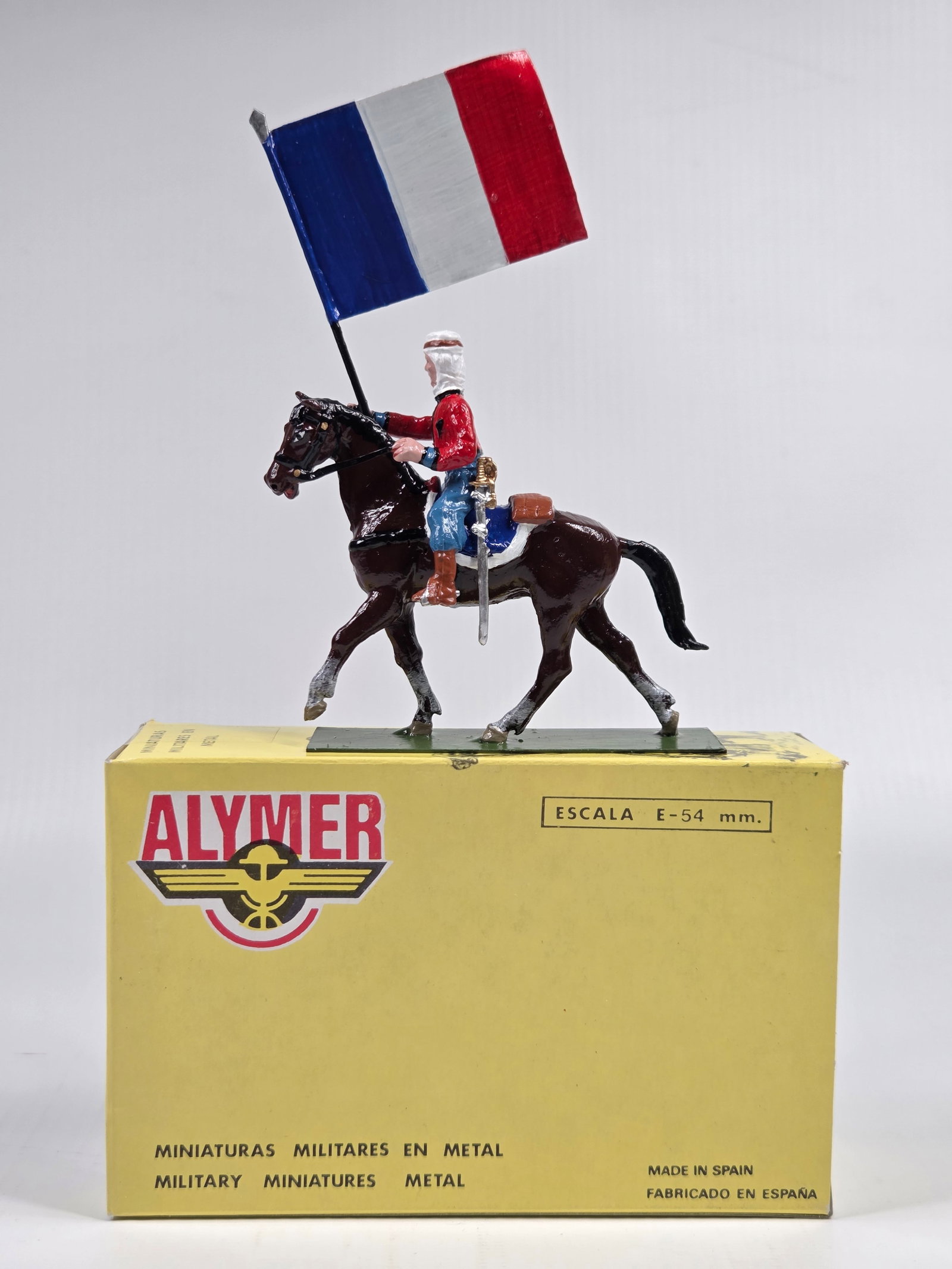 ALYMER AB-36 FRENCH SPAHI IN ACTION: REMAINS IN VERY GOOD CONDITION WITH ORIGINAL BOX.