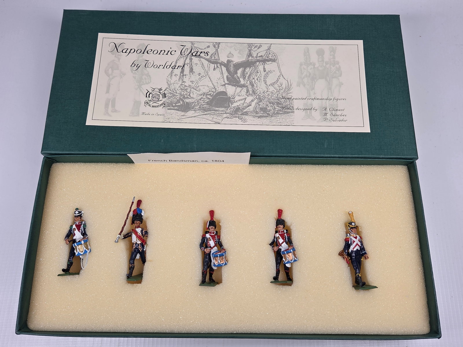 WORLD ART NAPOLEONIC WARS FRENCH BANDSMEN (1 of 5)