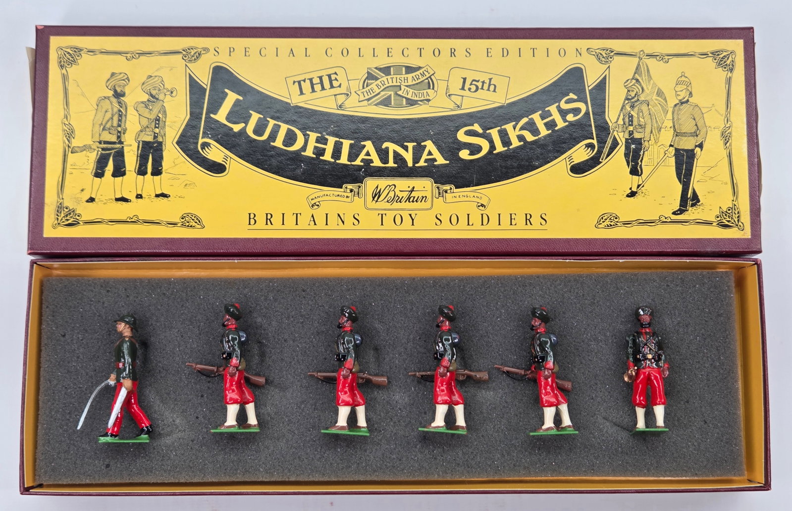 BRITAIN 8832 THE 15TH LUDHIANA SIKHS: SET REMAINS IN VERY GOOD CONDITION WITH ORIGINAL BOX.