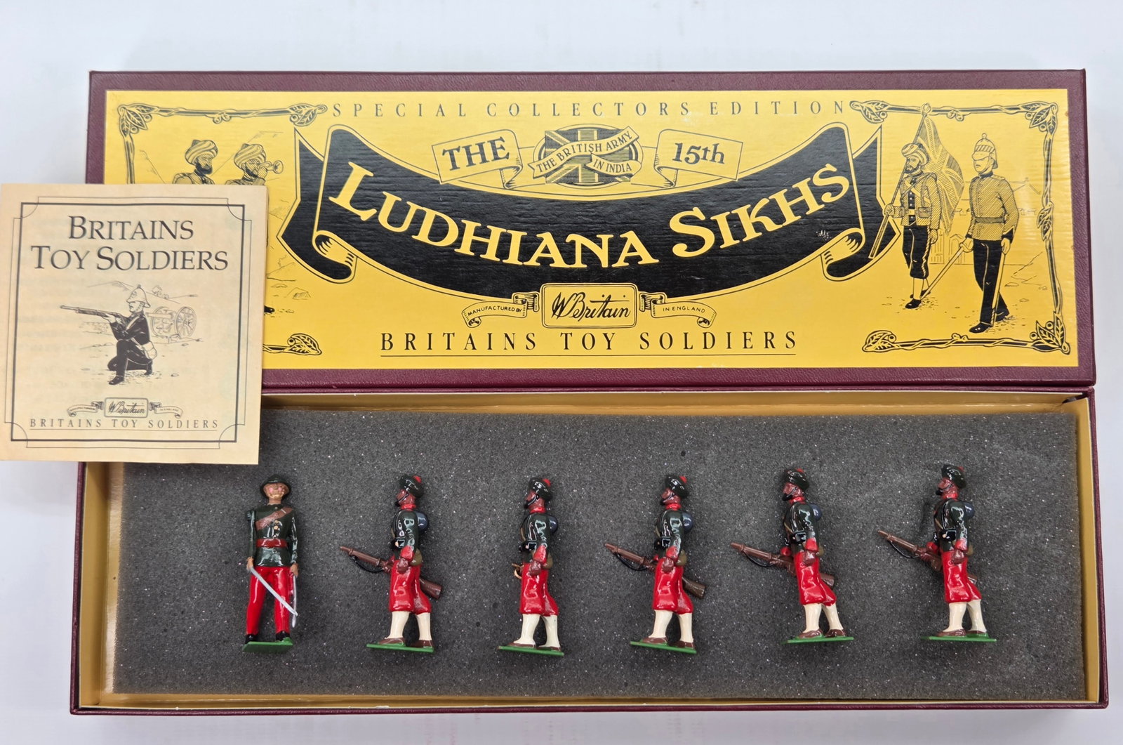 BRITAIN 8832 THE 15TH LUDHIANA SIKHS: SET REMAINS IN VERY GOOD CONDITION WITH ORIGINAL BOX.