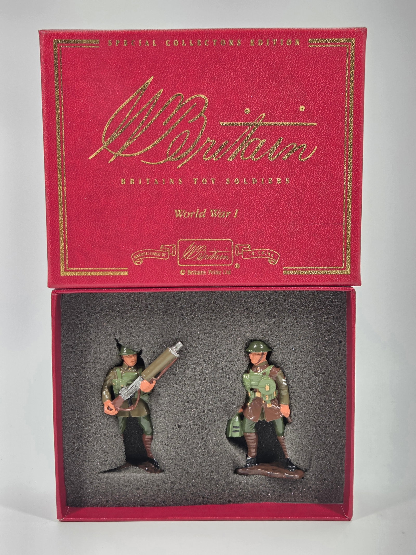 BRITAIN 00161 WWI BRITISH INFANTRY: SET REMAINS IN VERY GOOD CONDITION WITH ORIGINAL BOX.