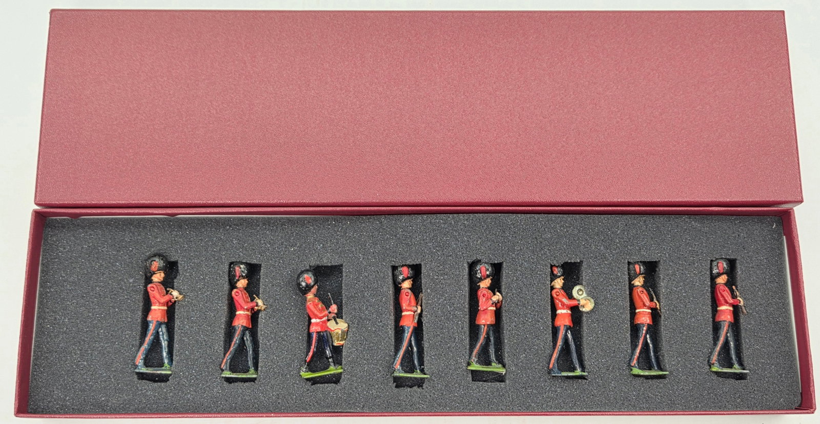 BRITAIN SCOTS GUARDS BAND MARCHING: SET REMAINS IN FAIR CONDITION, POORLY REPAINTED.
