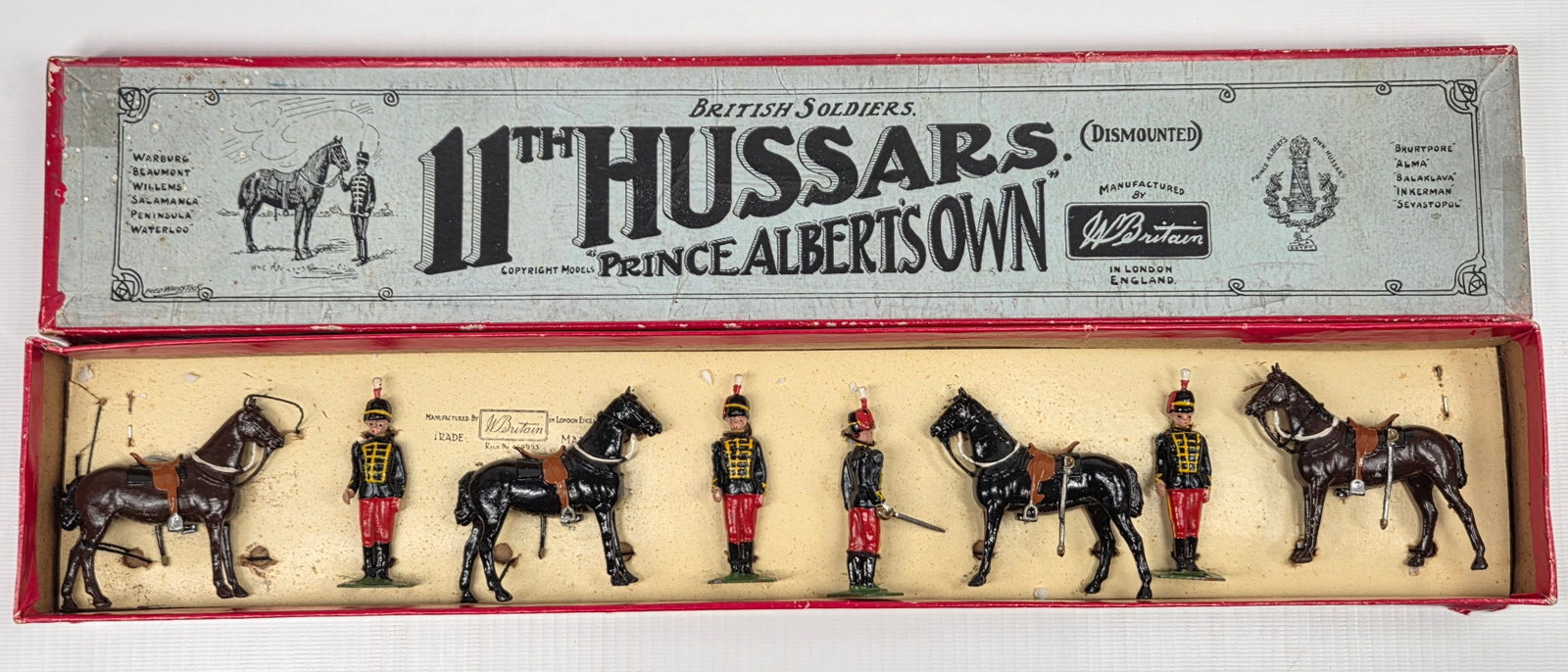 VINTAGE BRITAIN NO. 182 11TH HUSSARS DISMOUNTED (1 of 6)