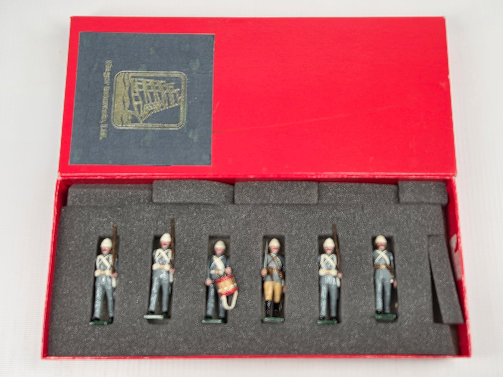 TRADITION ROYAL MARINES THE SUDAN 1890: SET REMAINS IN VERY GOOD CONDITION, SHOWING LIGHT WEAR. CUSTOM BOX