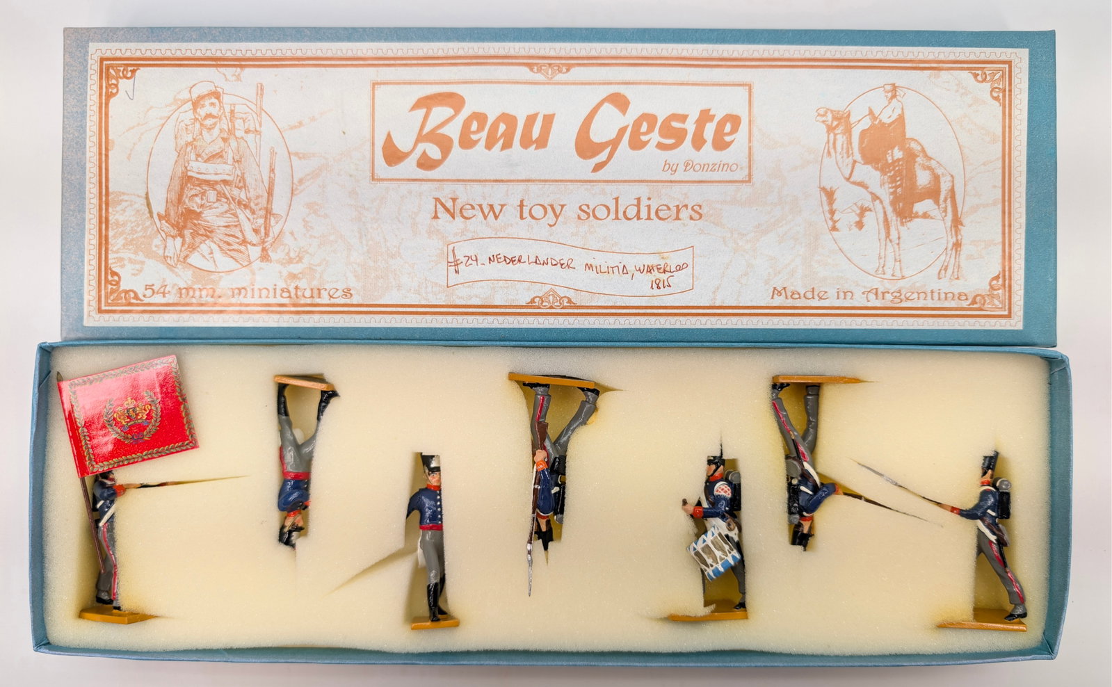 BEAU GESTE SET NO. 24 NEDERLANDER MILITIA WATERLOO 1815 (1 of 7)