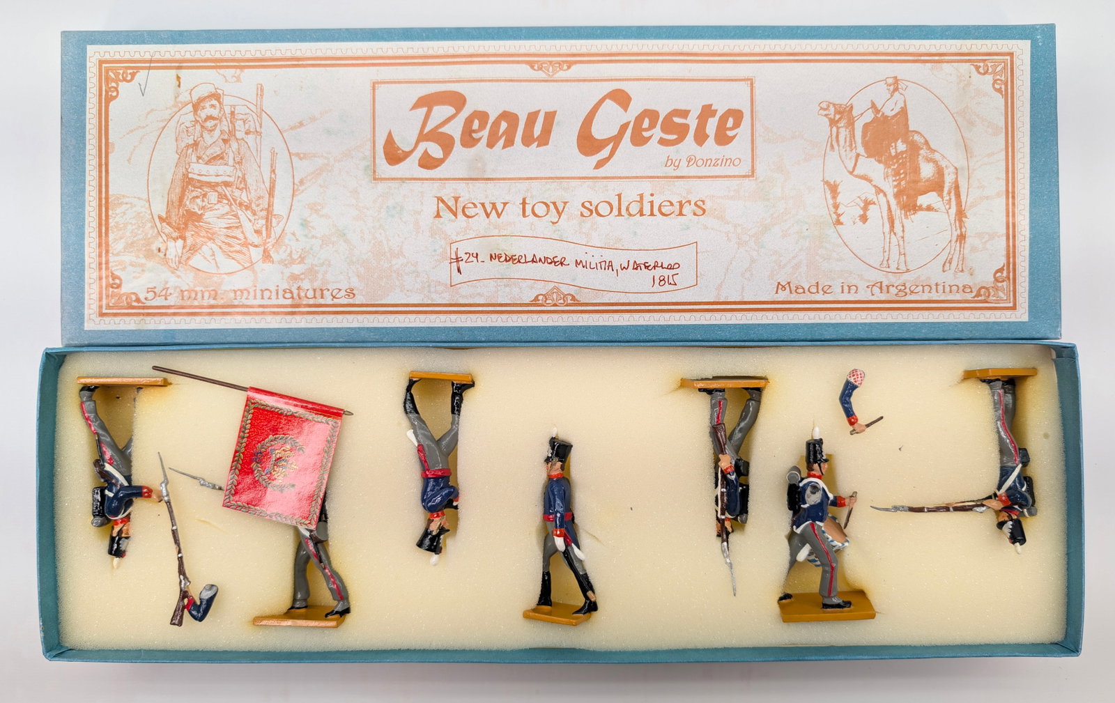 BEAU GESTE SET NO. 24 NEDERLANDER MILITIA WATERLOO 1815 (1 of 7)