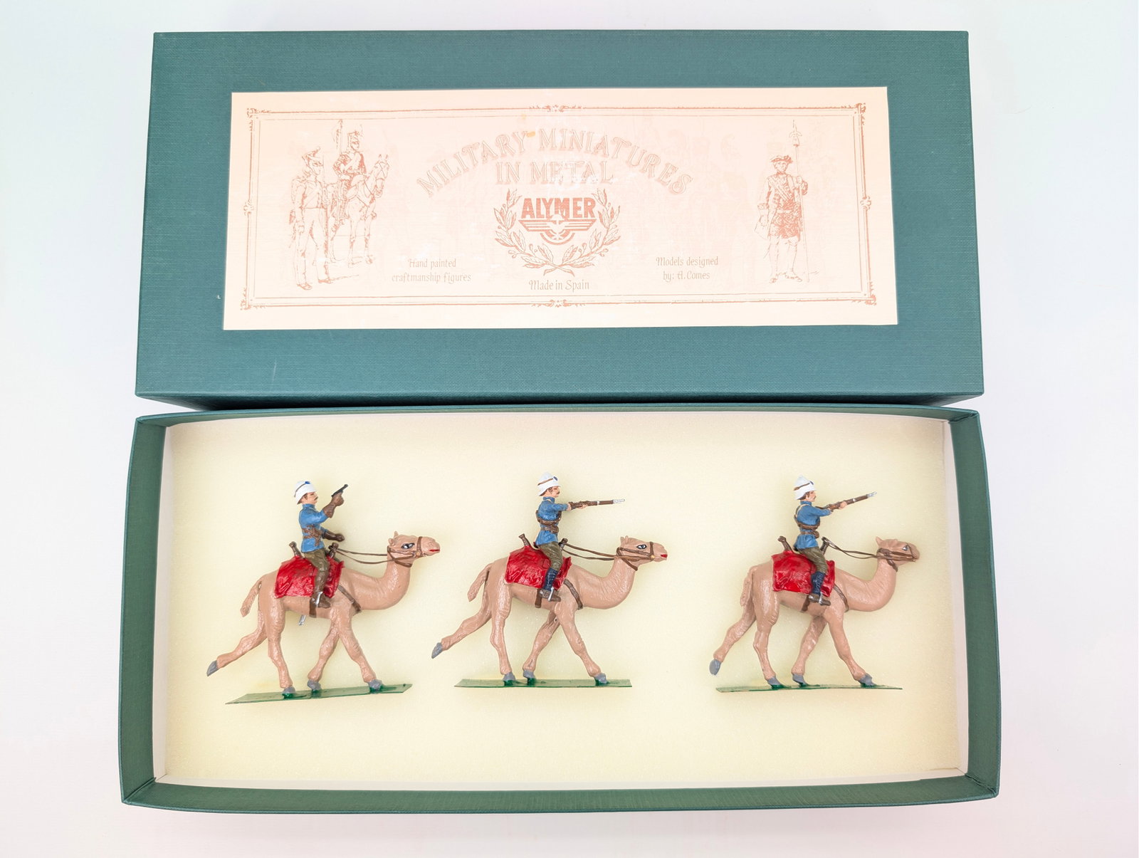 ALYMER AB-13 BRITISH CAMEL CORPS, SUDAN 1884: SET REMAINS IN GOOD CONDITION, SHOWING SOME PAINT WEAR / TOUCH UP.