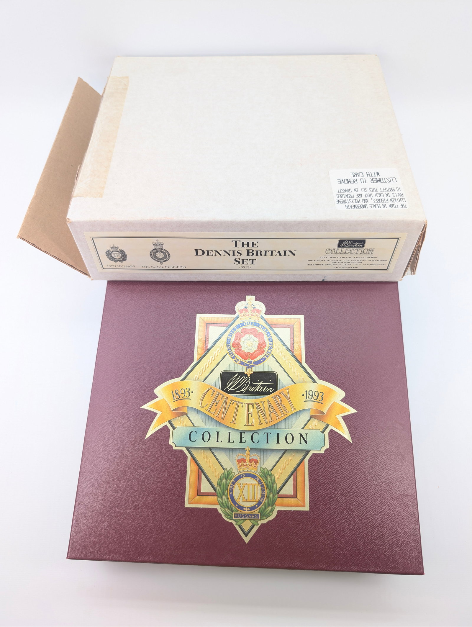 BRITAIN 8813 CENTENARY COLLECTION 13TH HUSSARS & ROYAL FUSILIERS (1 of 9)