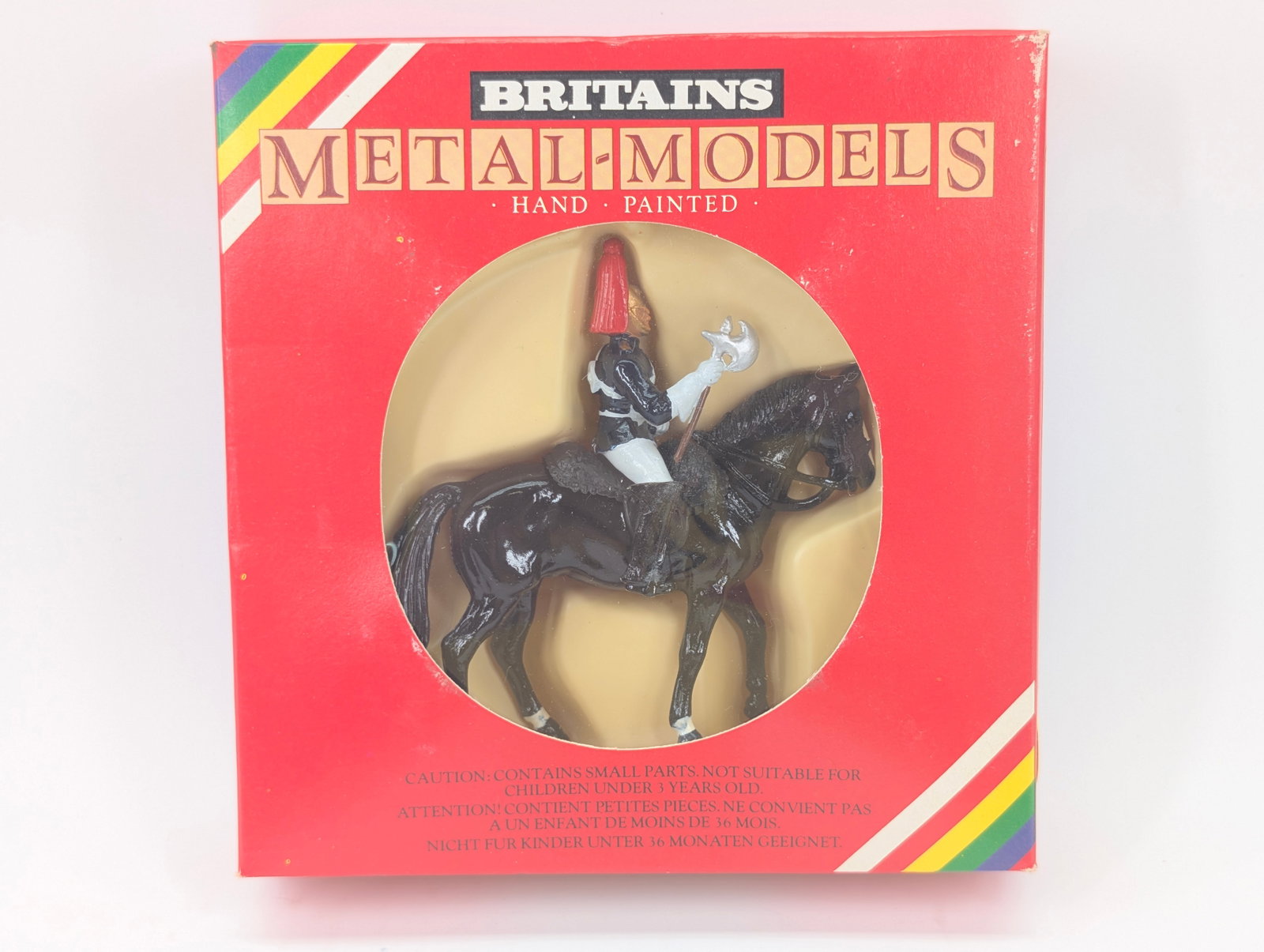 BRITAIN 7244 BLUES & ROYALS FARRIER: SET REMAINS IN VERY GOOD CONDITION WITH ORIGINAL BOX.