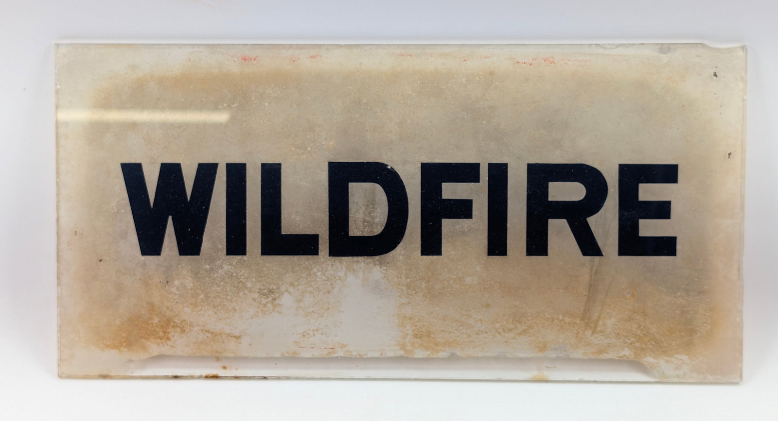 WILDFIRE GLASS PUMP SIGN (1 of 5)