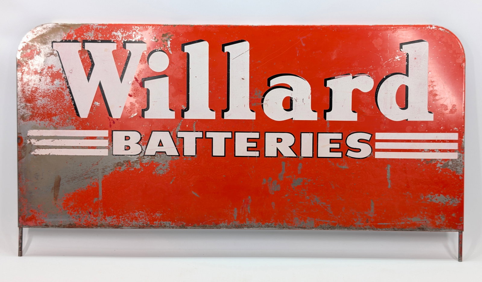 LARGE 71" WILLARD BATTERIES METAL SIGN (1 of 7)