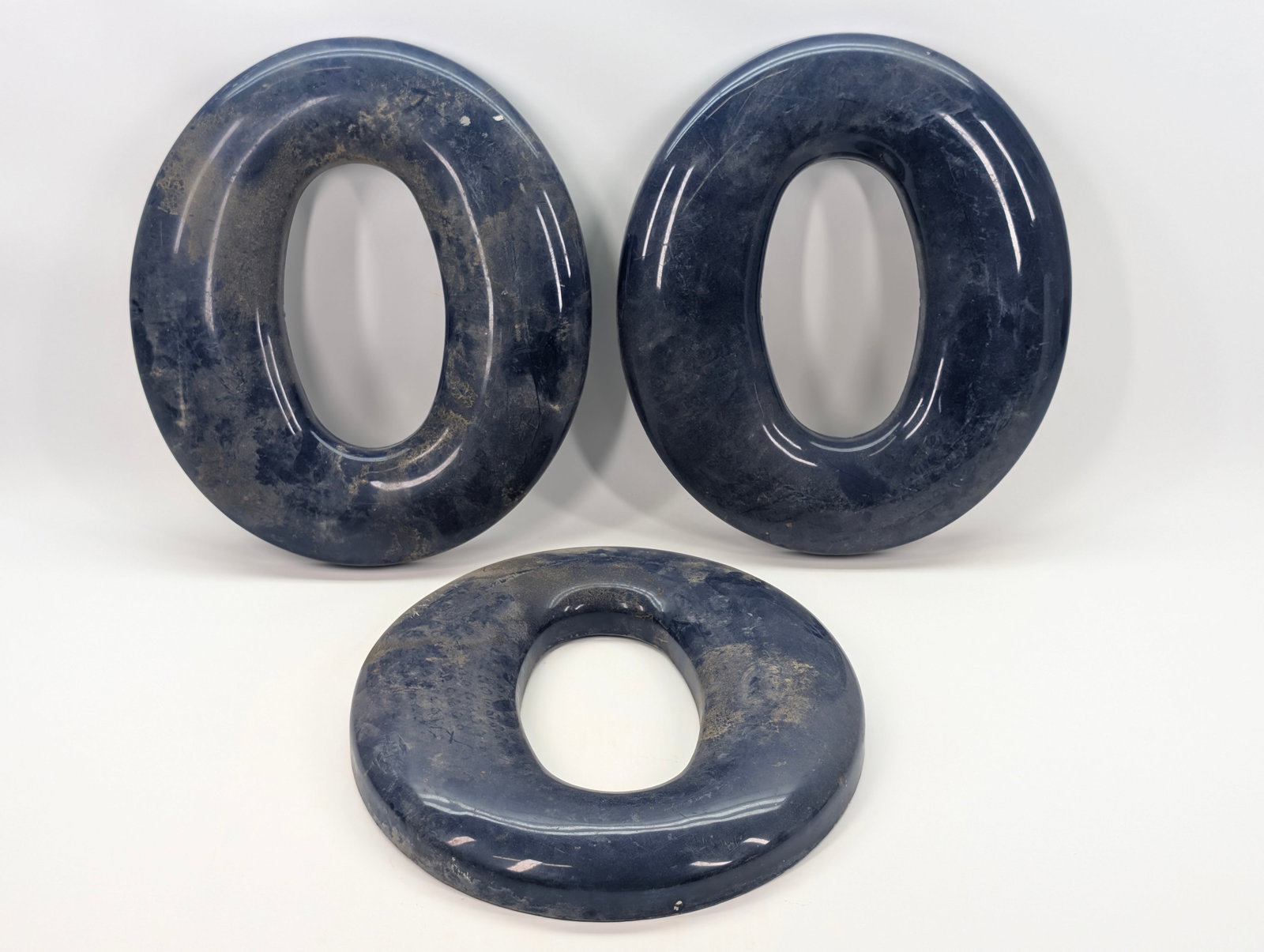VINTAGE PLASTIC SERVICE STATION LETTERS: ALL REMAIN IN GOOD CONDITION, SHOWING SOME TYPICAL WEAR. ALL DIRTY, NEEDING CLEANED.