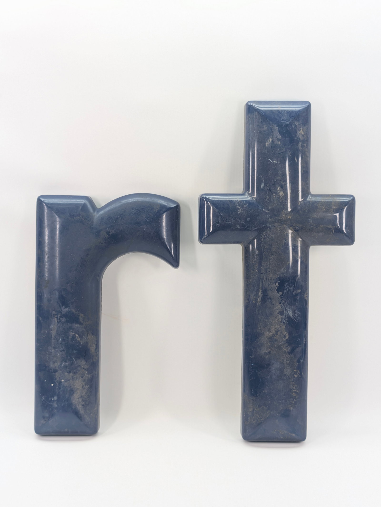 VINTAGE PLASTIC SERVICE STATION LETTERS: ALL REMAIN IN GOOD CONDITION, SHOWING SOME TYPICAL WEAR. ALL DIRTY, NEEDING CLEANED.