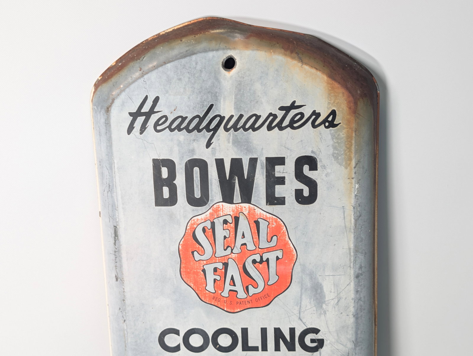 BOWES COOLING SYSTEM ADVERTISING THERMOMETER - 2