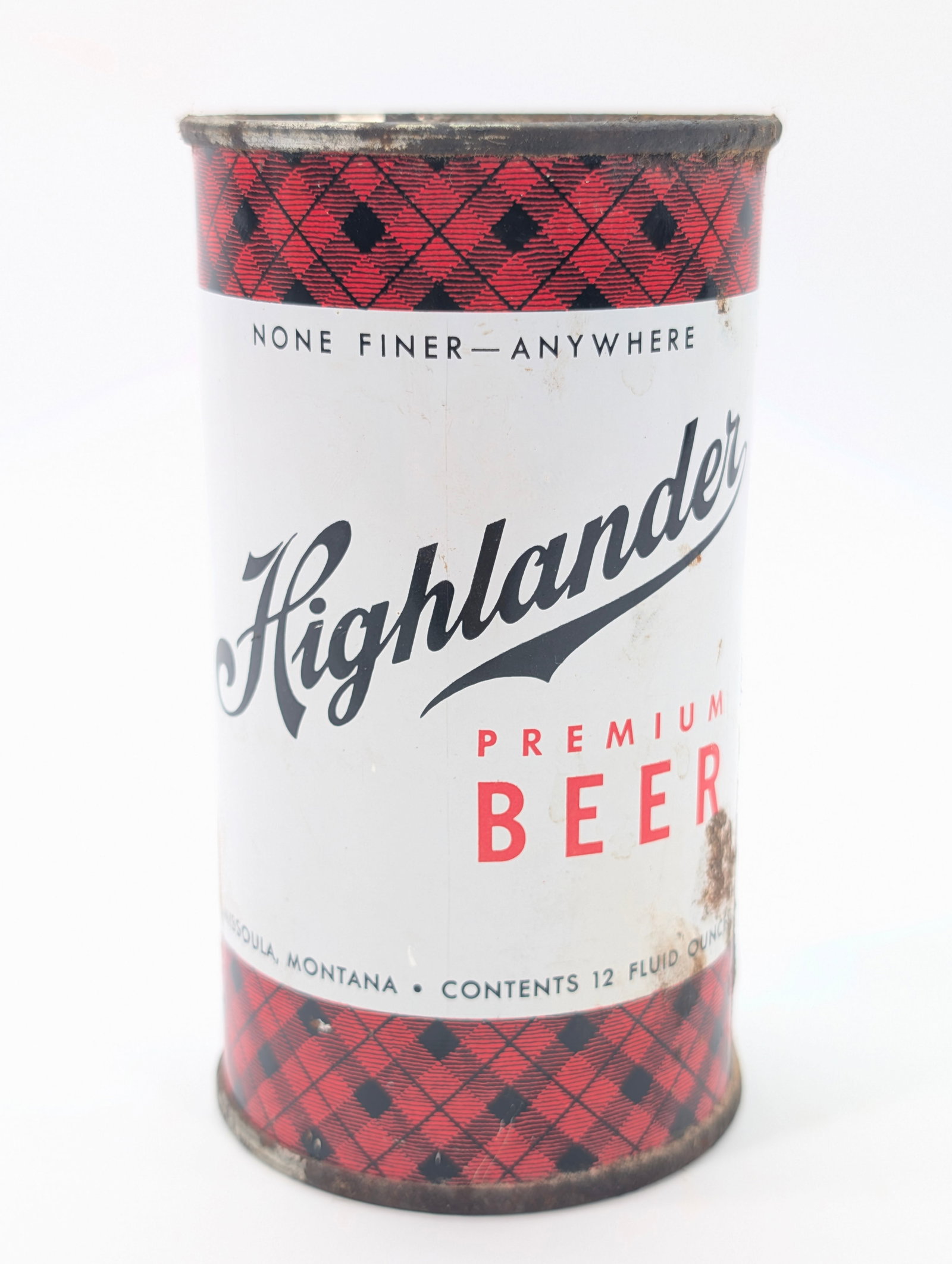 HIGHLANDER PREMIUM BEER FLAT TOP CAN (1 of 7)