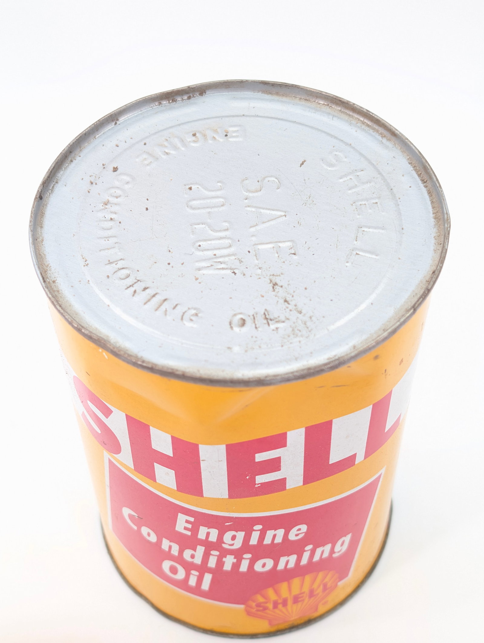 SHELL ENGINE CONDITIONING 1 QUART OIL CAN - 2