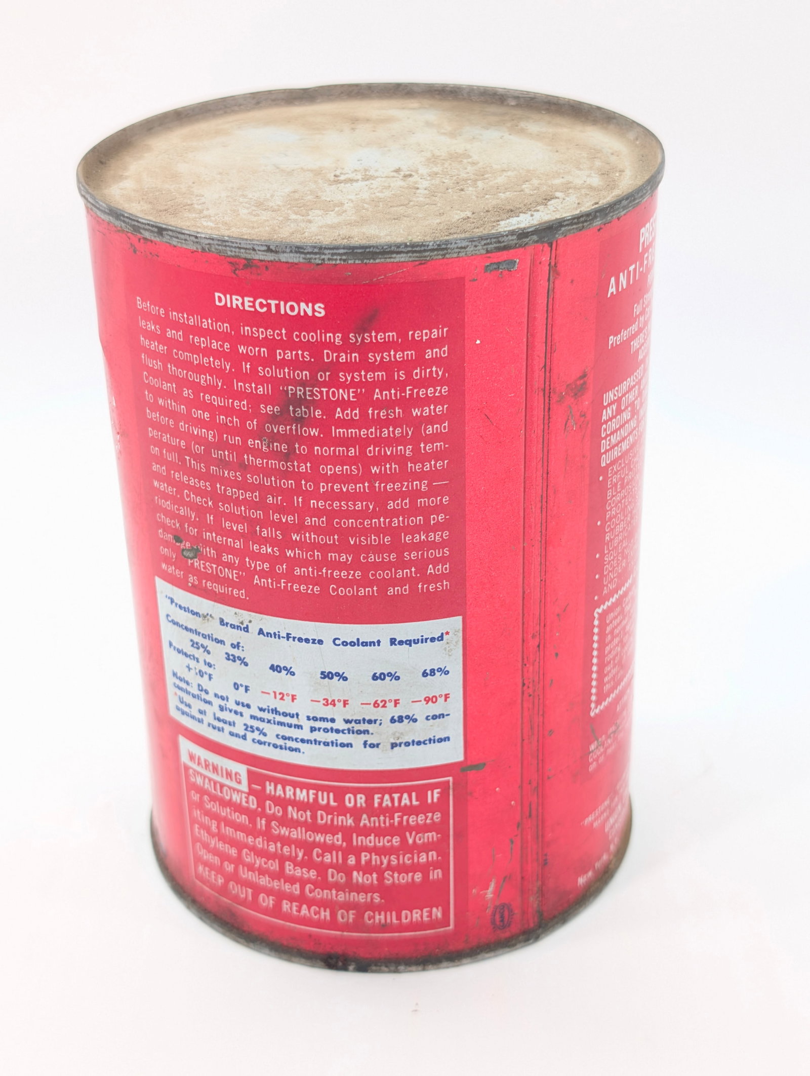 SHELLZONE & PRESTONE ANTIFREEZE ONE QUART - 8