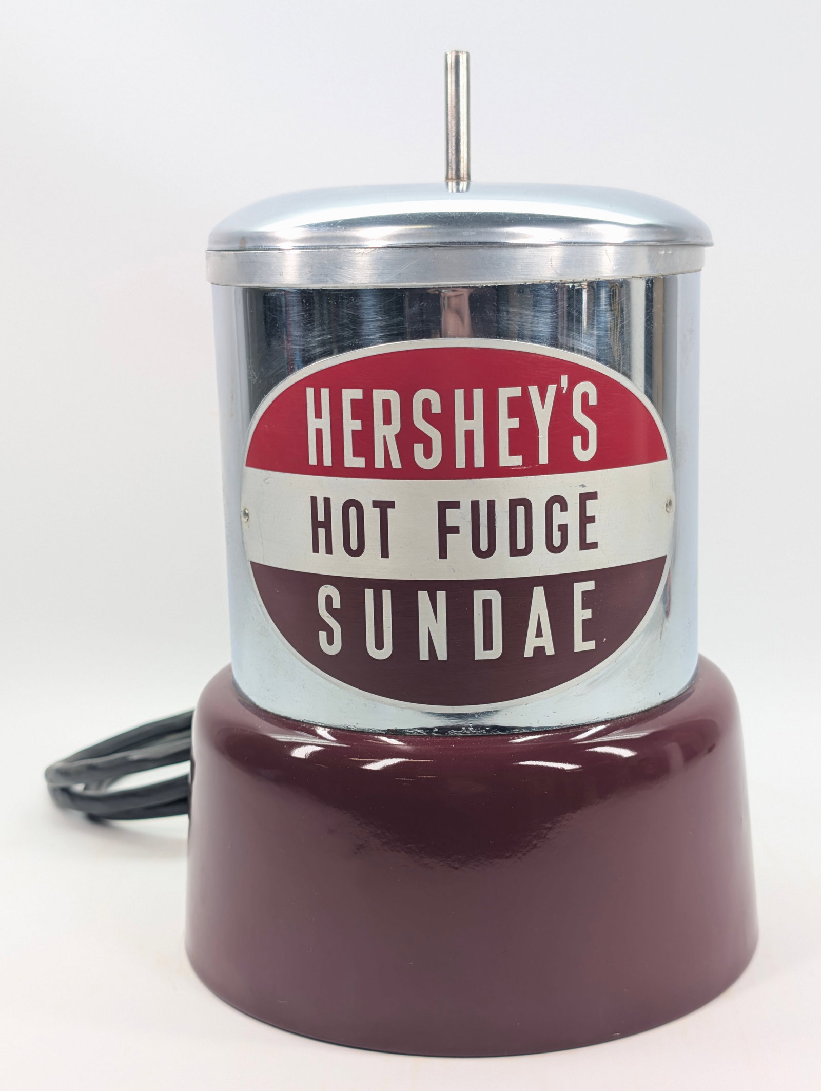 VINTAGE HERSHEY'S HOT FUDGE SUNDAE WARMER (1 of 11)