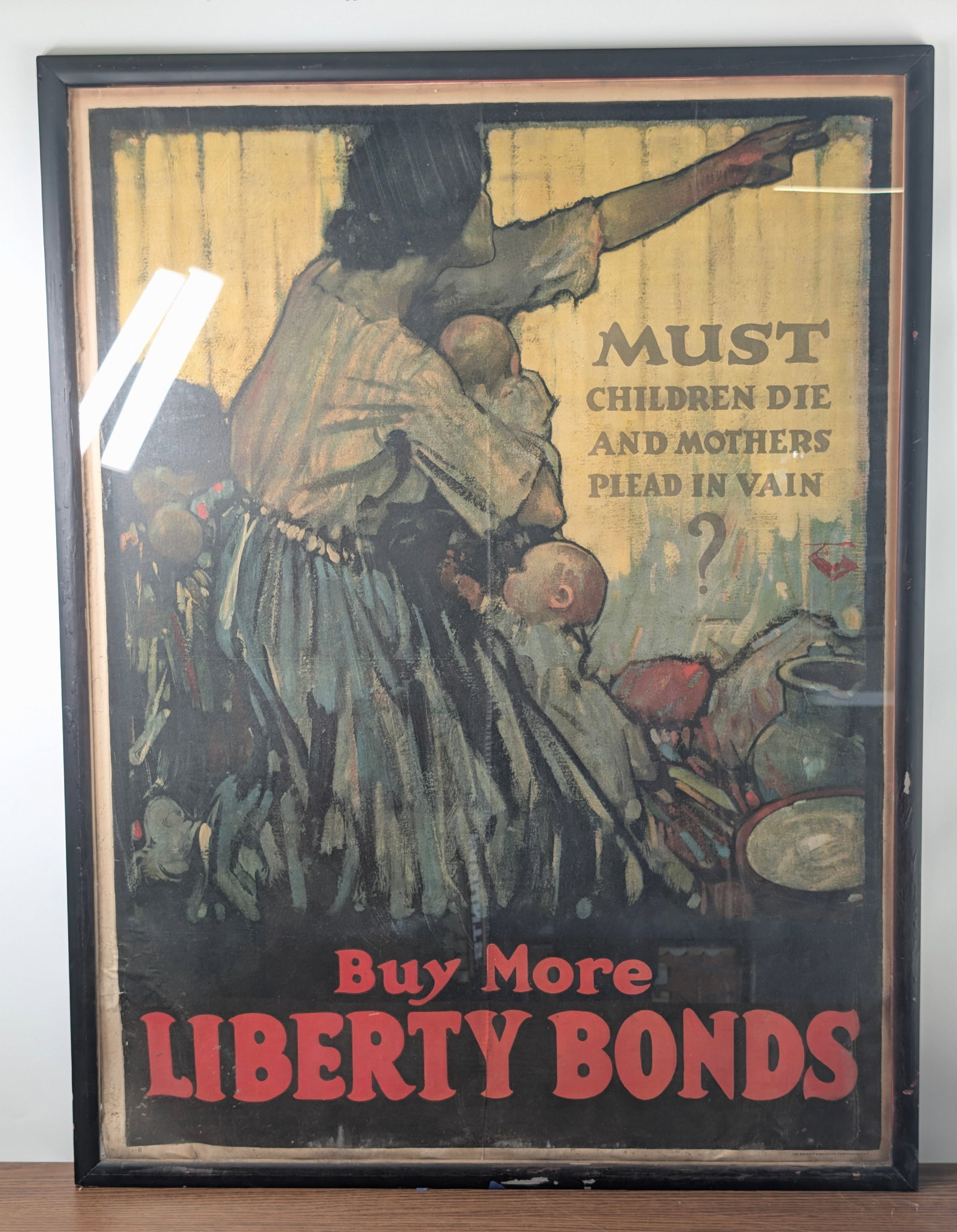 WWII LIBERTY BONDS MILITARY POSTER (1 of 10)