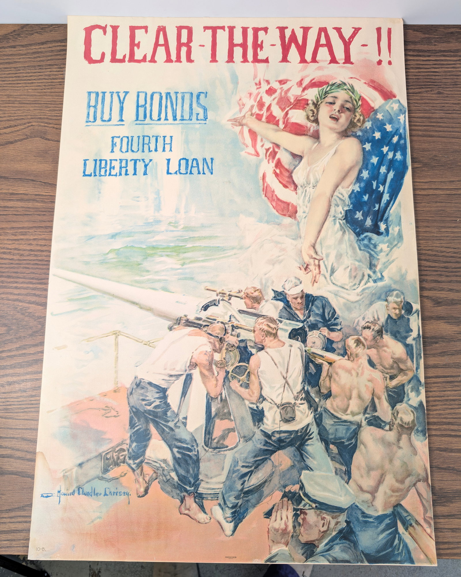 REPRODUCTION WWII LIBERTY BONDS MILITARY POSTER (1 of 9)