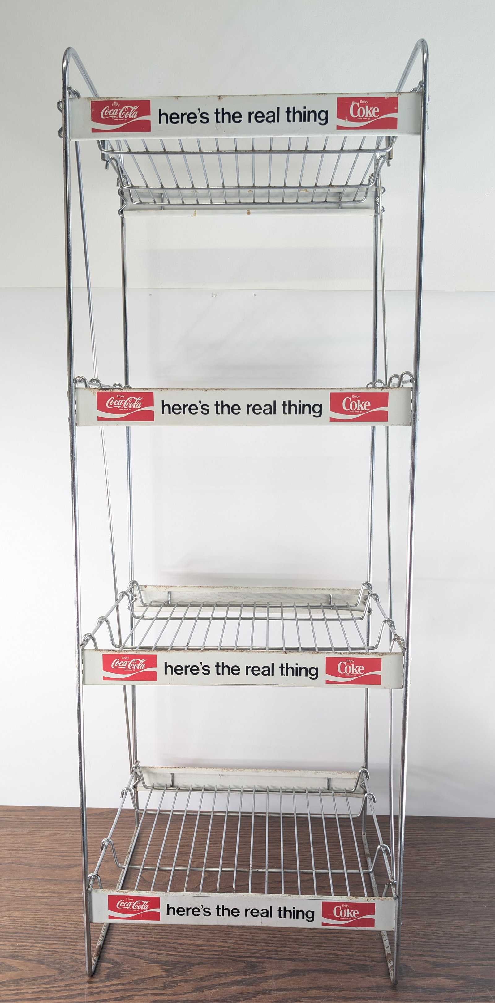 VINTAGE COCA COLA METAL DISPLAY RACK (1 of 14)