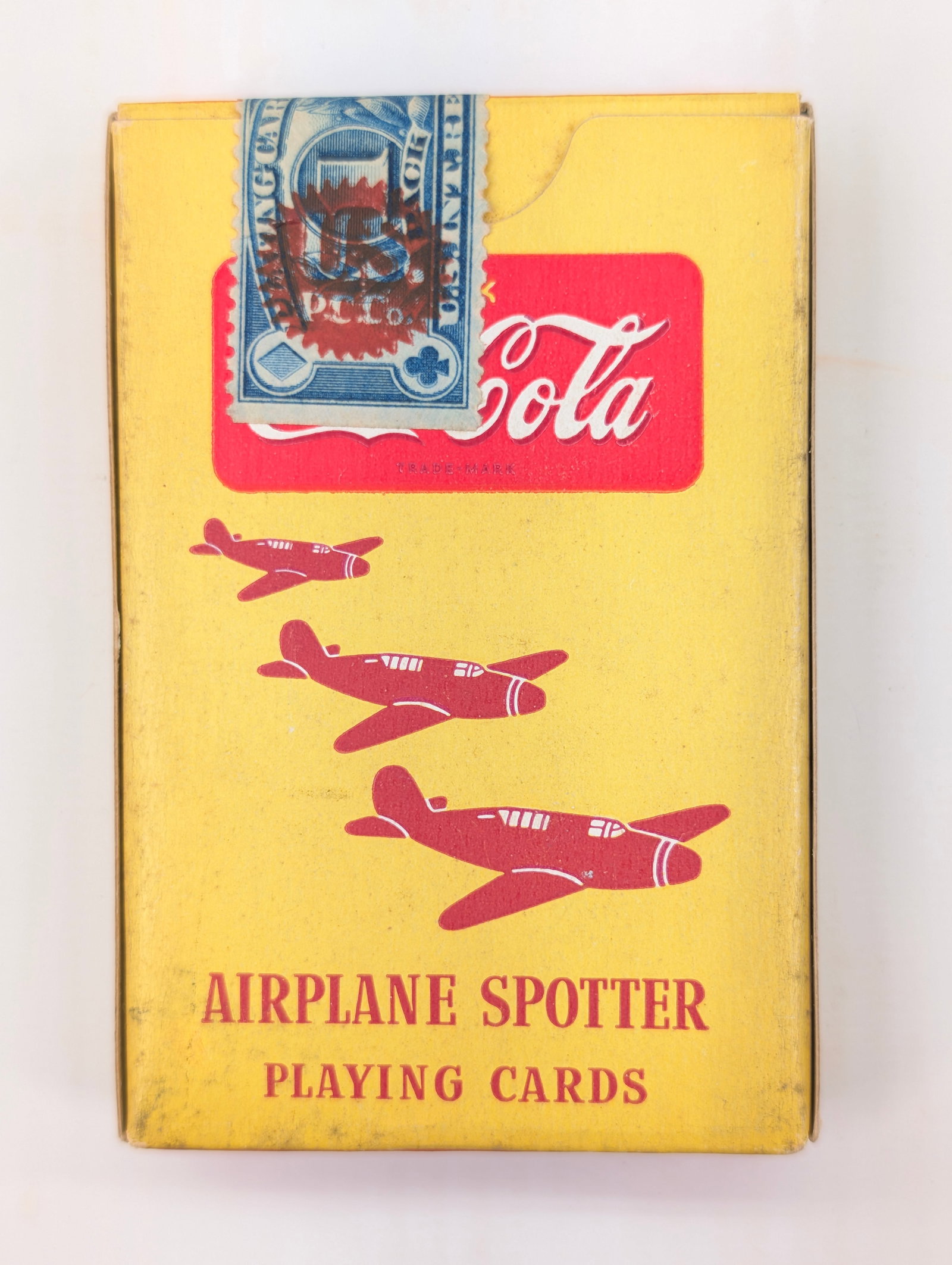 VINTAGE COCA COLA UNOPENED PLAYING CARDS: REMAINS IN VERY GOOD CLEAN UNOPENED CONDITION. SHOWING LIGHT WEAR.