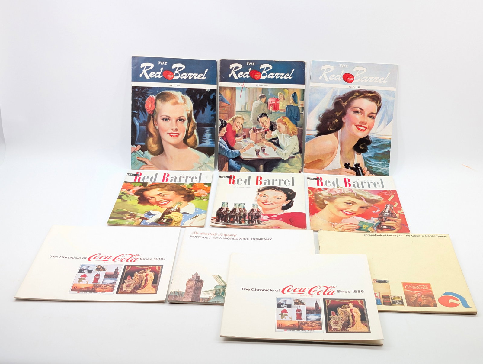 THE RED BARREL & COCA COLA MAGAZINES (1 of 11)
