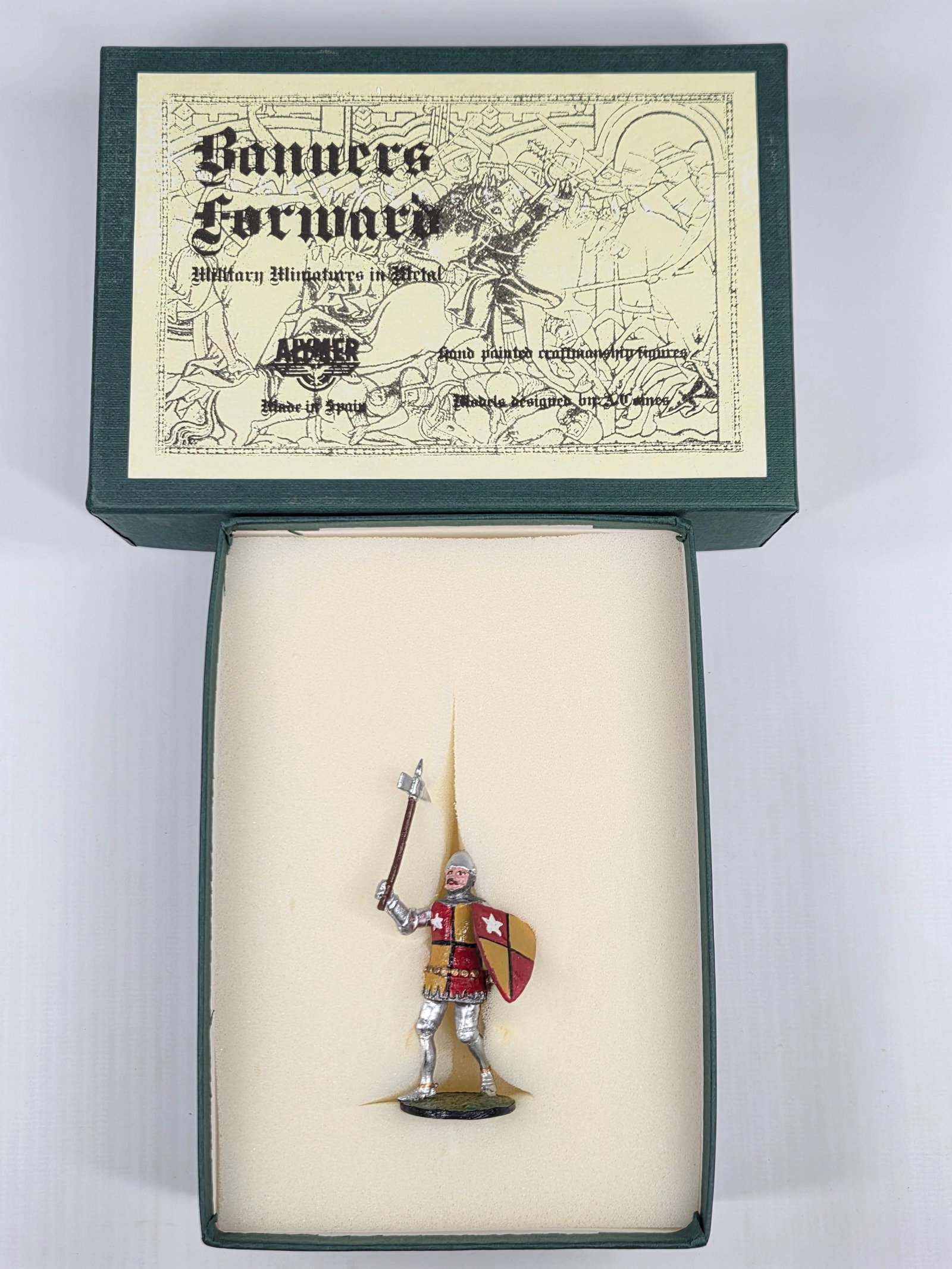 ALYMER BANNERS FORWARD BF-6 JOHN DEVERE: REMAINS IN VERY GOOD CONDITION WITH BOX.
