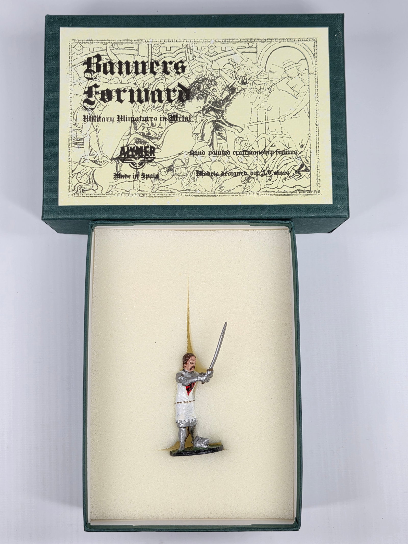 ALYMER BANNERS FORWARD BF-13 OLIVER, SIEUR D'AUBIGNY: REMAINS IN VERY GOOD CONDITION WITH BOX.