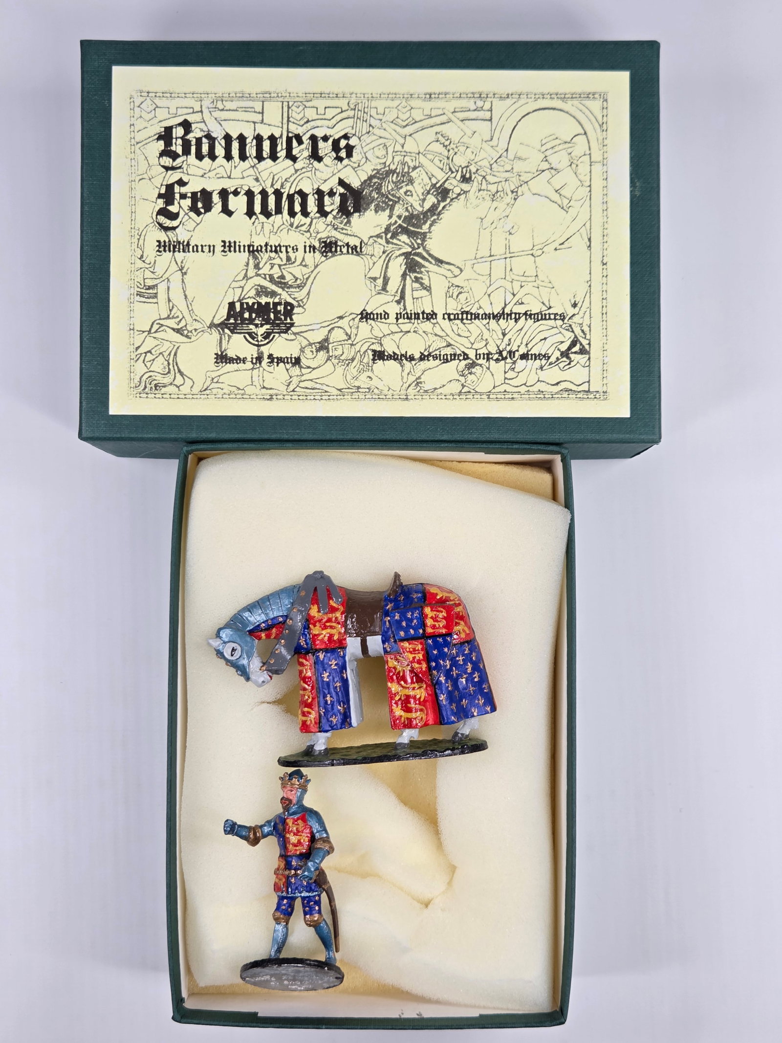 ALYMER BANNERS FORWARD BF-30 REY EDUARDO III: REMAINS IN VERY GOOD CONDITION WITH BOX.