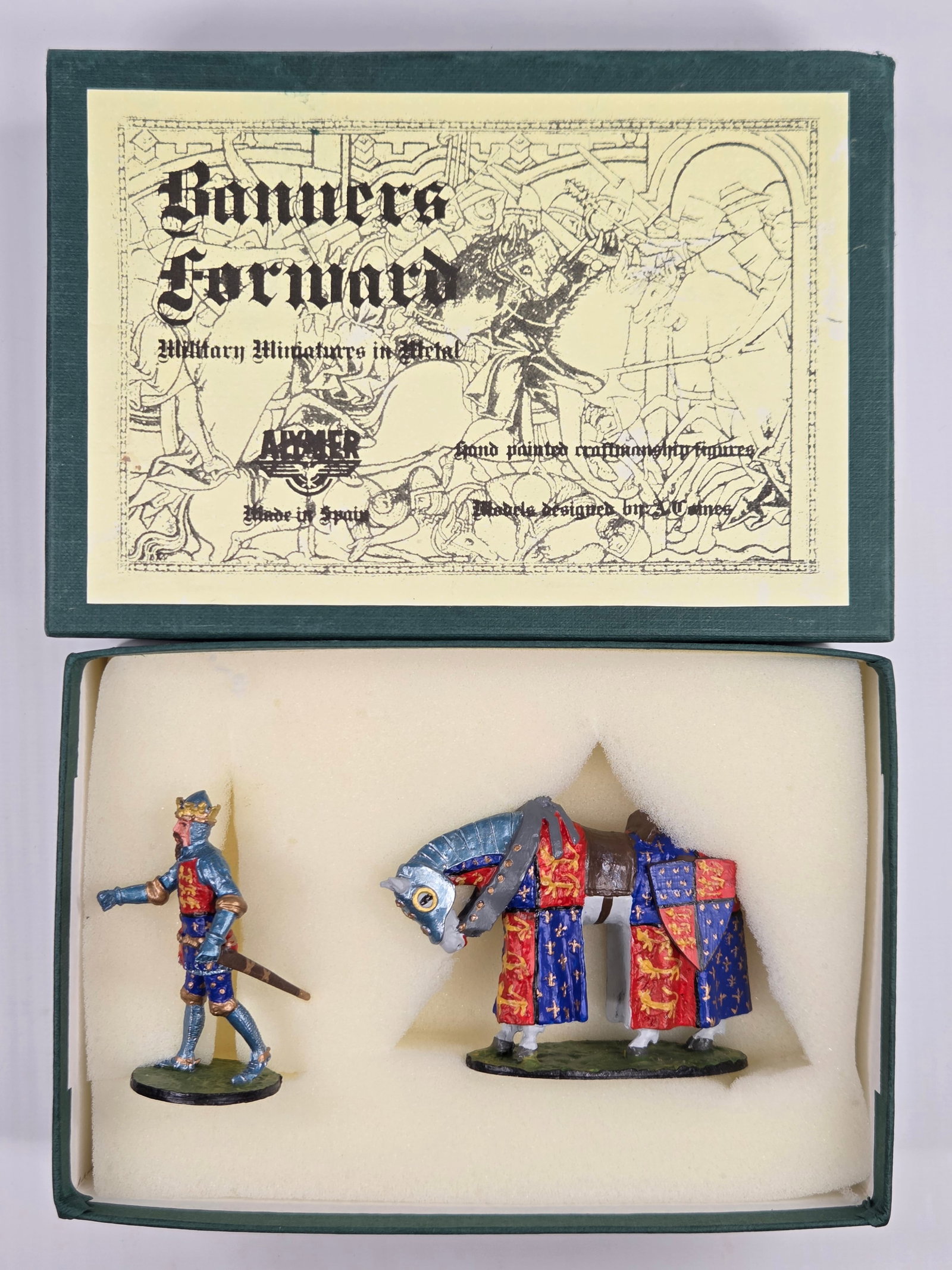 ALYMER BANNERS FORWARD BF-30 REY EDUARDO III: REMAINS IN VERY GOOD CONDITION WITH BOX.