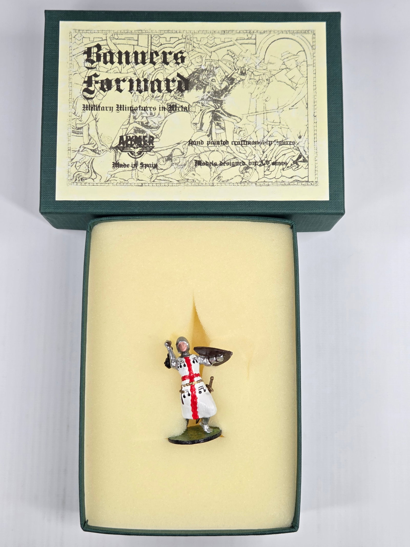 ALYMER BANNERS FORWARD BF-49 ROBERT, LORD BOURCHIER: REMAINS IN VERY GOOD CONDITION WITH BOX.