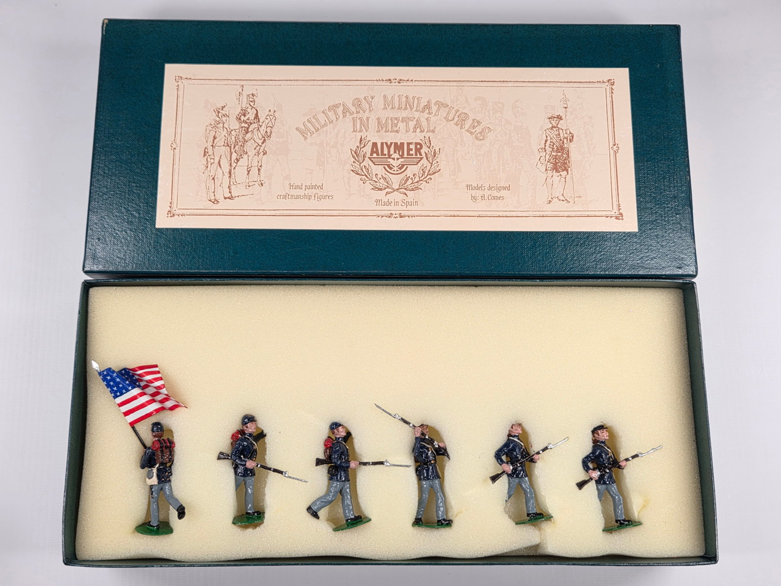 ALYMER AB-29 UNION INFANTRY ATTACKING (1 of 4)