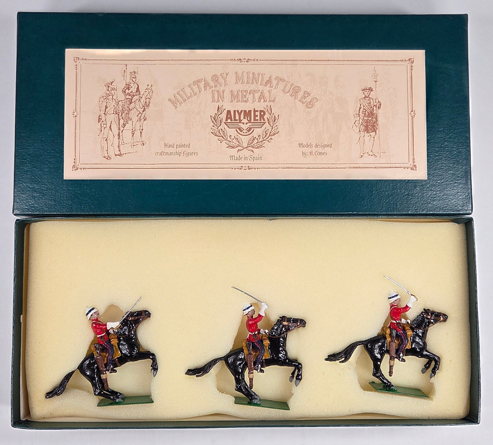 ALYMER AB-57 LIFEGUARDS CHARGING, EGYPT 1886: REMAINS IN VERY GOOD CONDITION WITH BOX.