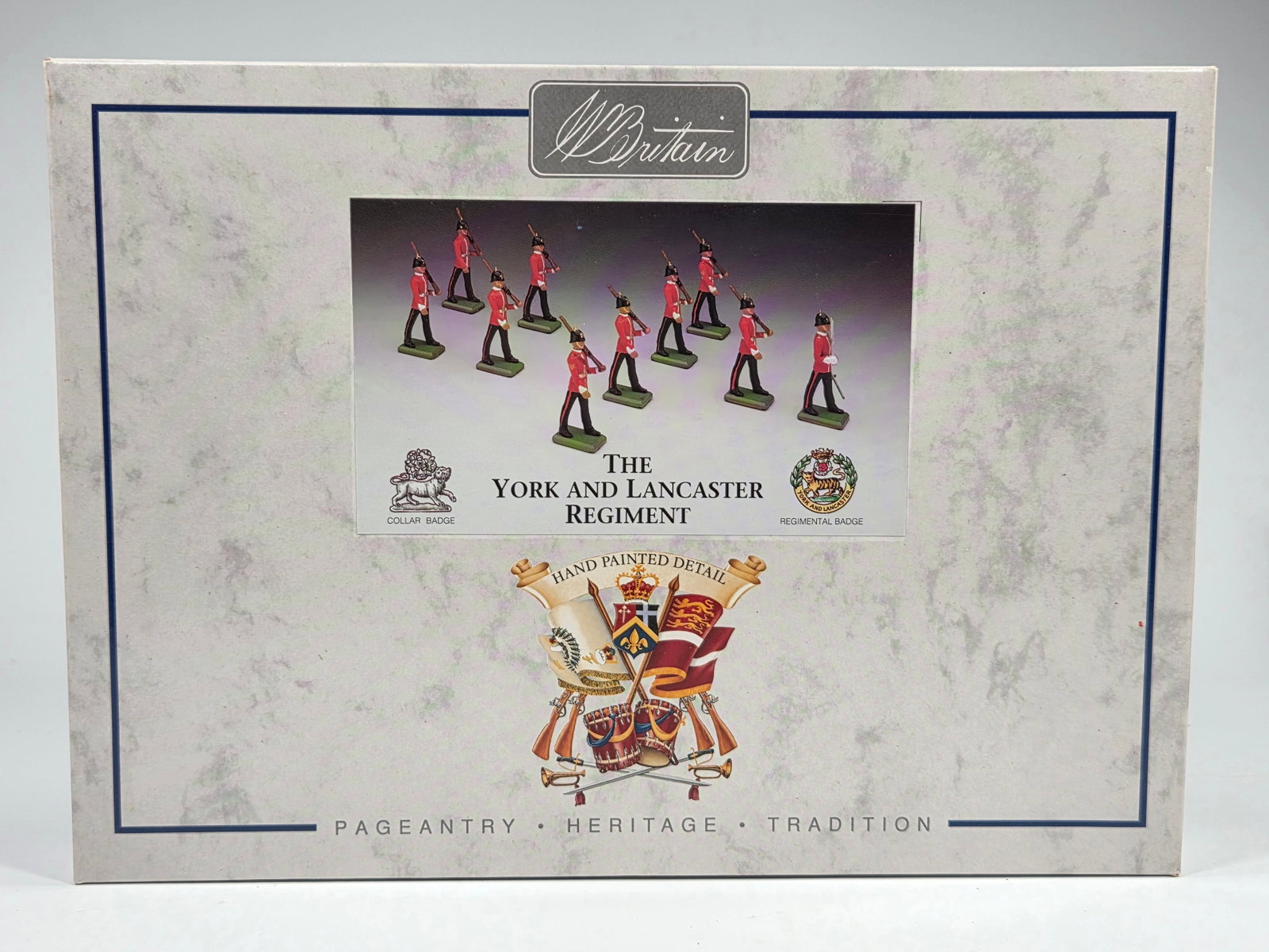 BRITAIN YORK & LANCASTER REGIMENT SET: REMAINS IN VERY GOOD CONDITION WITH BOX.