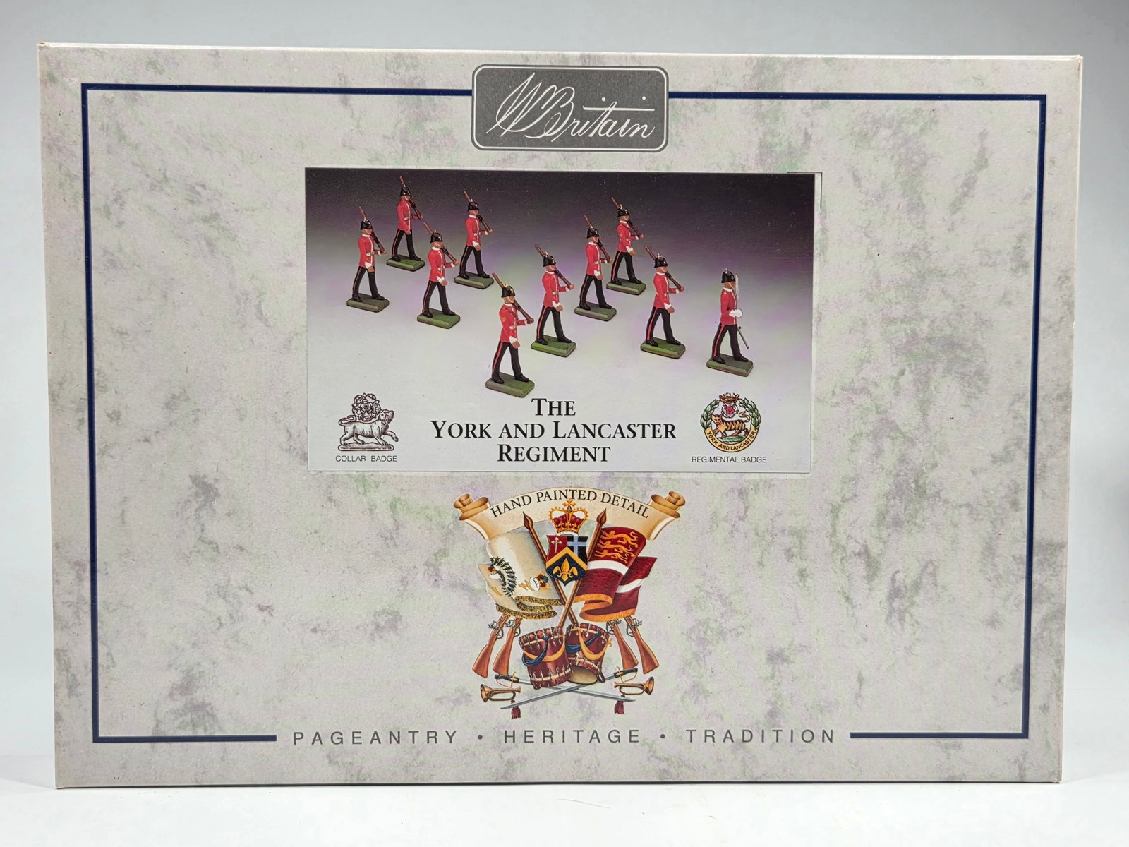 BRITAIN YORK & LANCASTER REGIMENT SET: REMAINS IN VERY GOOD CONDITION WITH BOX.