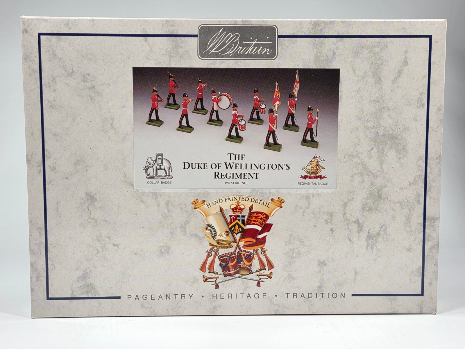 BRITAIN THE DUKE OF WELLINGTON'S REGIMENT: REMAINS IN VERY GOOD CONDITION WITH BOX.