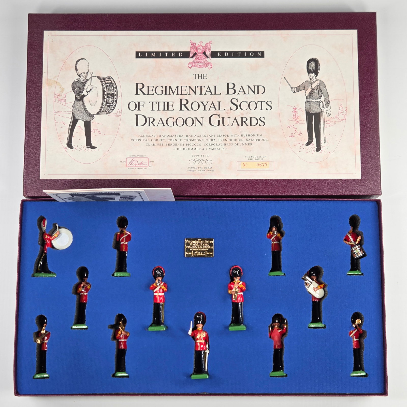 BRITAIN THE REGIMENTAL BAND OF THE ROYAL SCOTS DRAGOONS GUARDS (1 of 5)